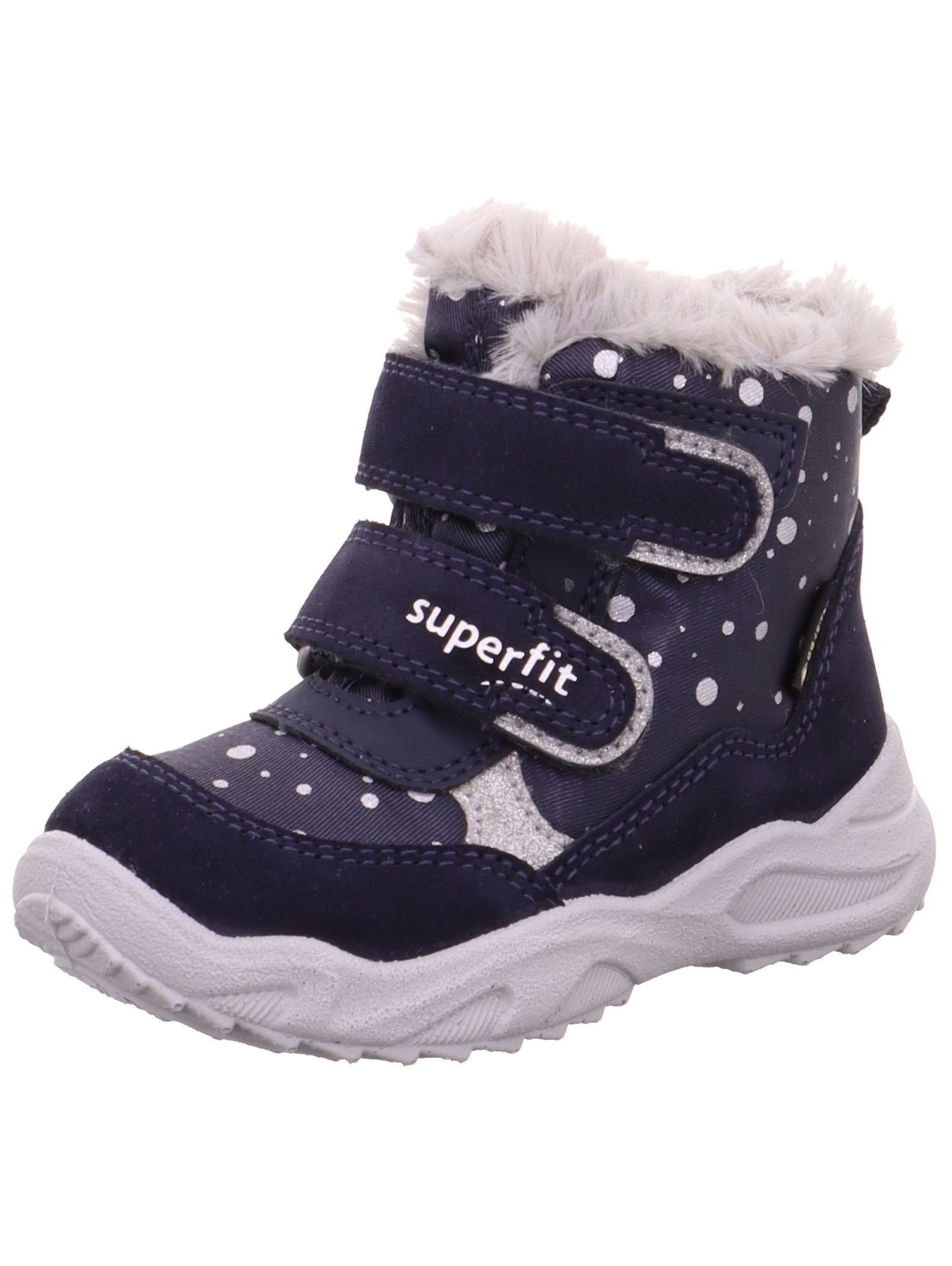 Stiefelette Leder/Textil . Stiefelette