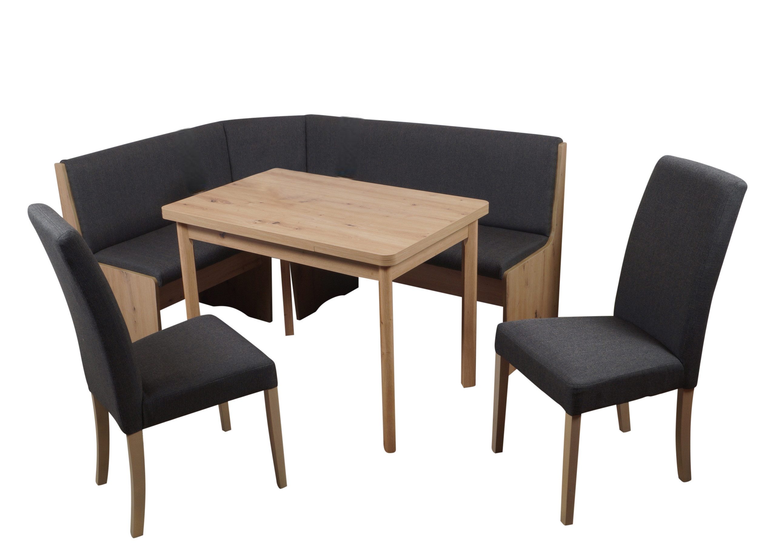 Stolebaenk Eckbankgruppe Duisburg Artisan PE/MADUAR Artemis, (Eckbankgruppe, Eckbank mit 2 x Stühlen und 1 x Tisch)