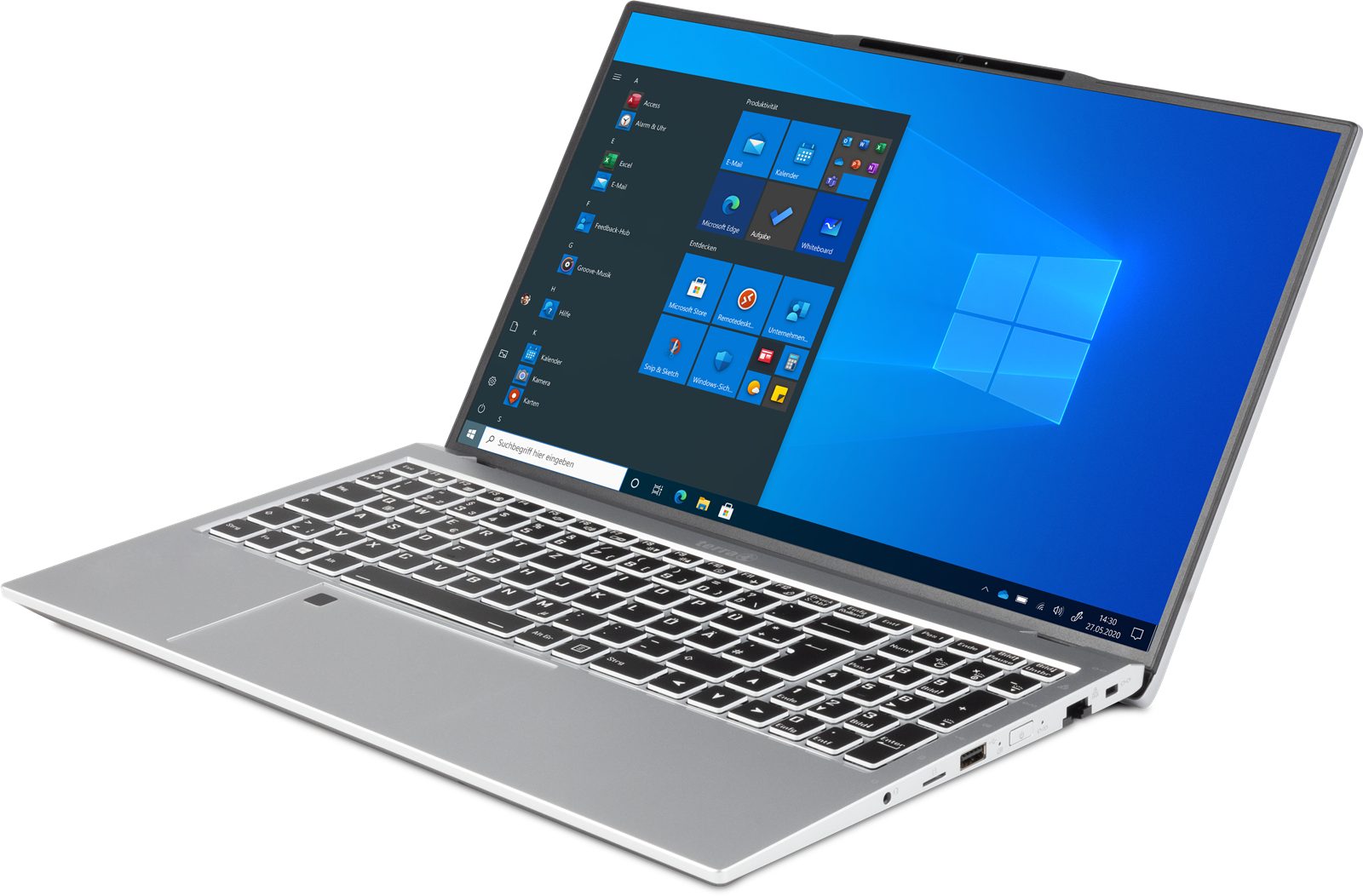 TERRA Mobile 1551R Business-Notebook (39,60 cm/15.6 Zoll, Intel Intel® Core™ i7-1355U Prozessor 1355U, Intel® Iris® XE Graphics, 16 GB, 512 GB SSD, Aluminium Gehäuse)