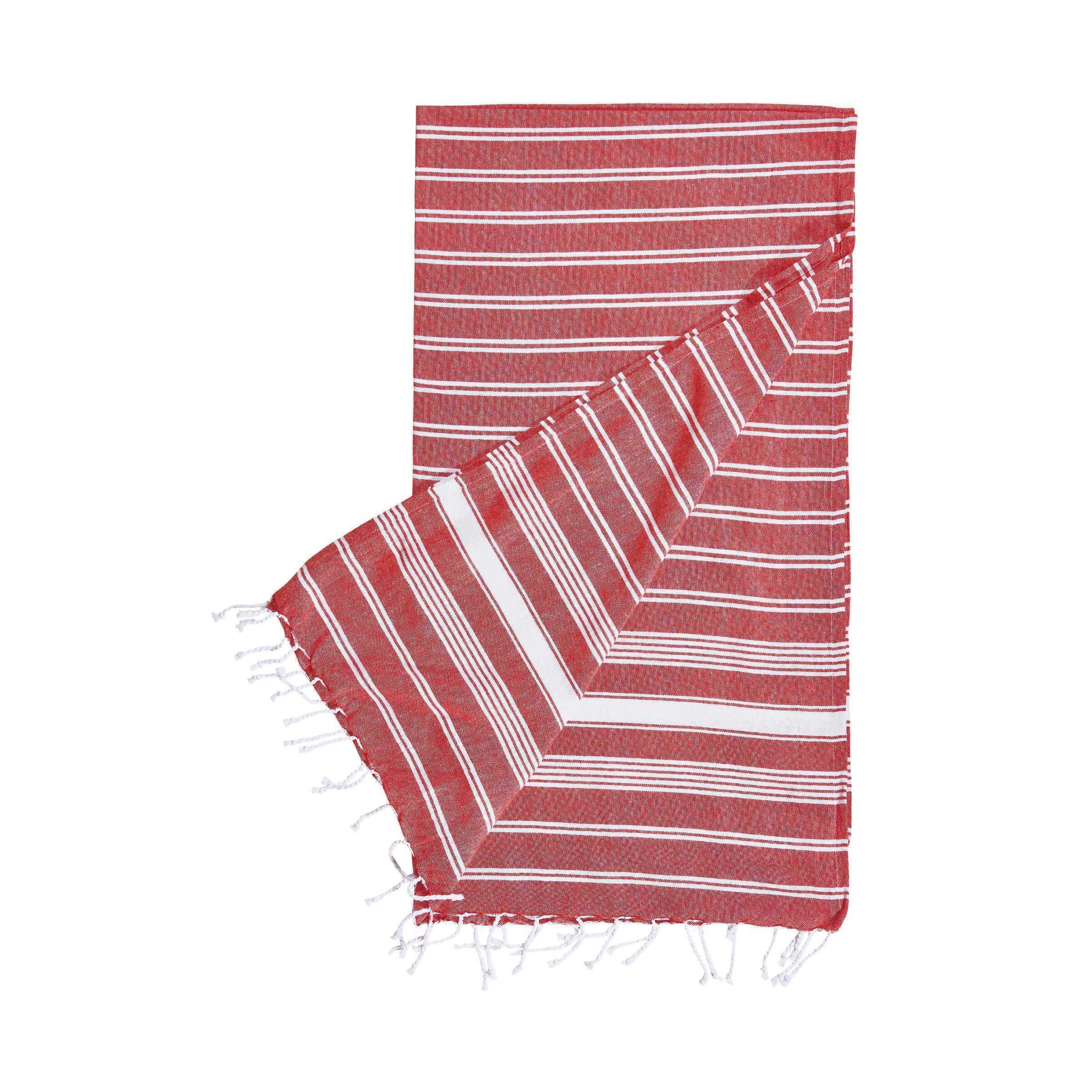 BUTLERS Hamamtuch SURFSIDE Hamamtuch L 170 x B 90cm Rot