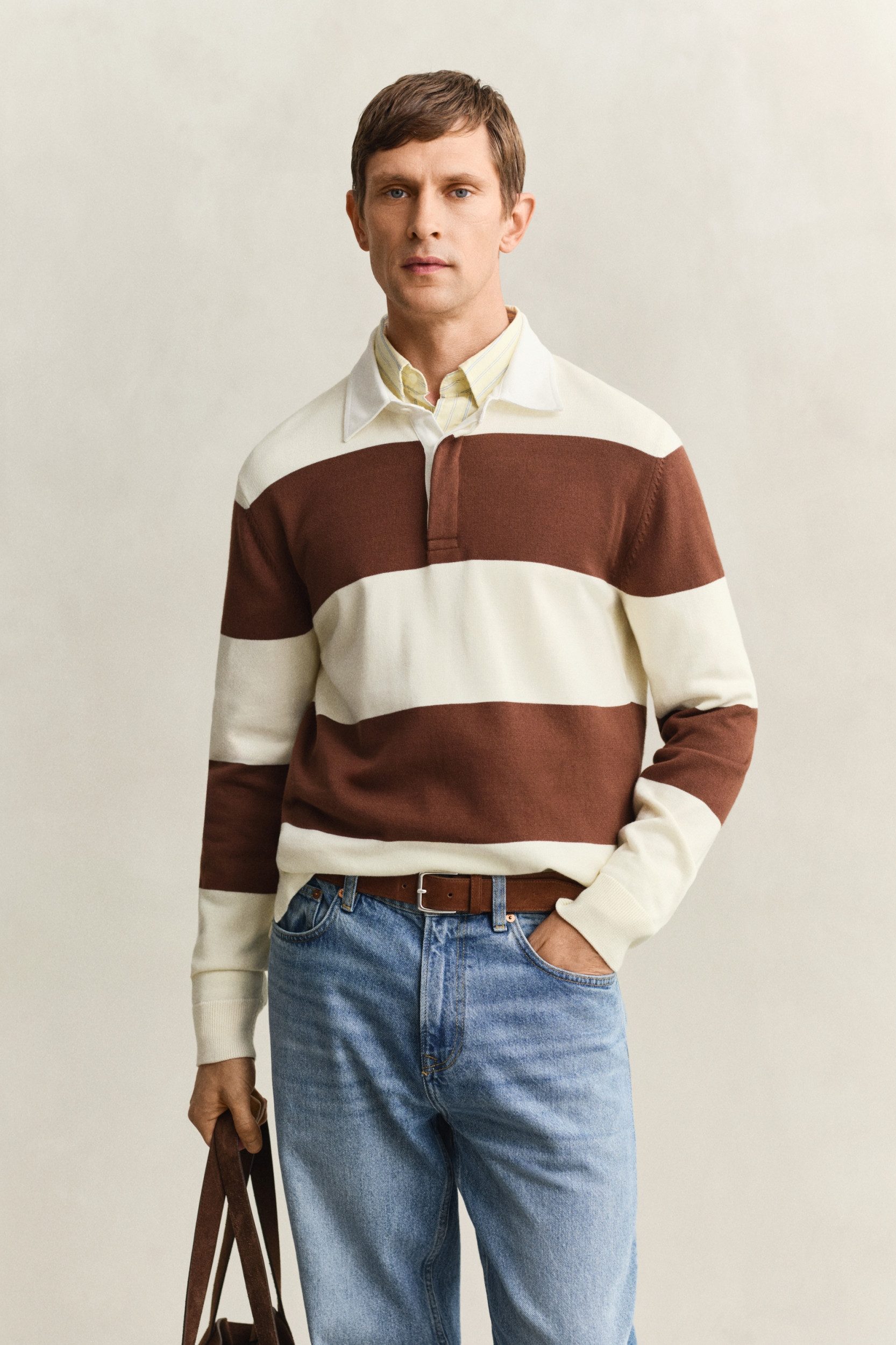Gant Troyer BARSTRIPED COTTON POLO