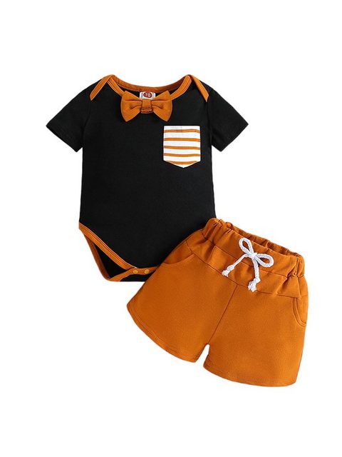LAPA Shirt Shorts Babys Sommer Freizeit Set Modisches Farbkontrast Anzug  - Onlineshop Otto