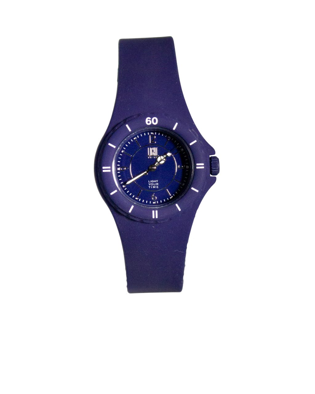 Light Time Quarzuhr Armbanduhr Damen Herren Kunststoff Blau L121NVY