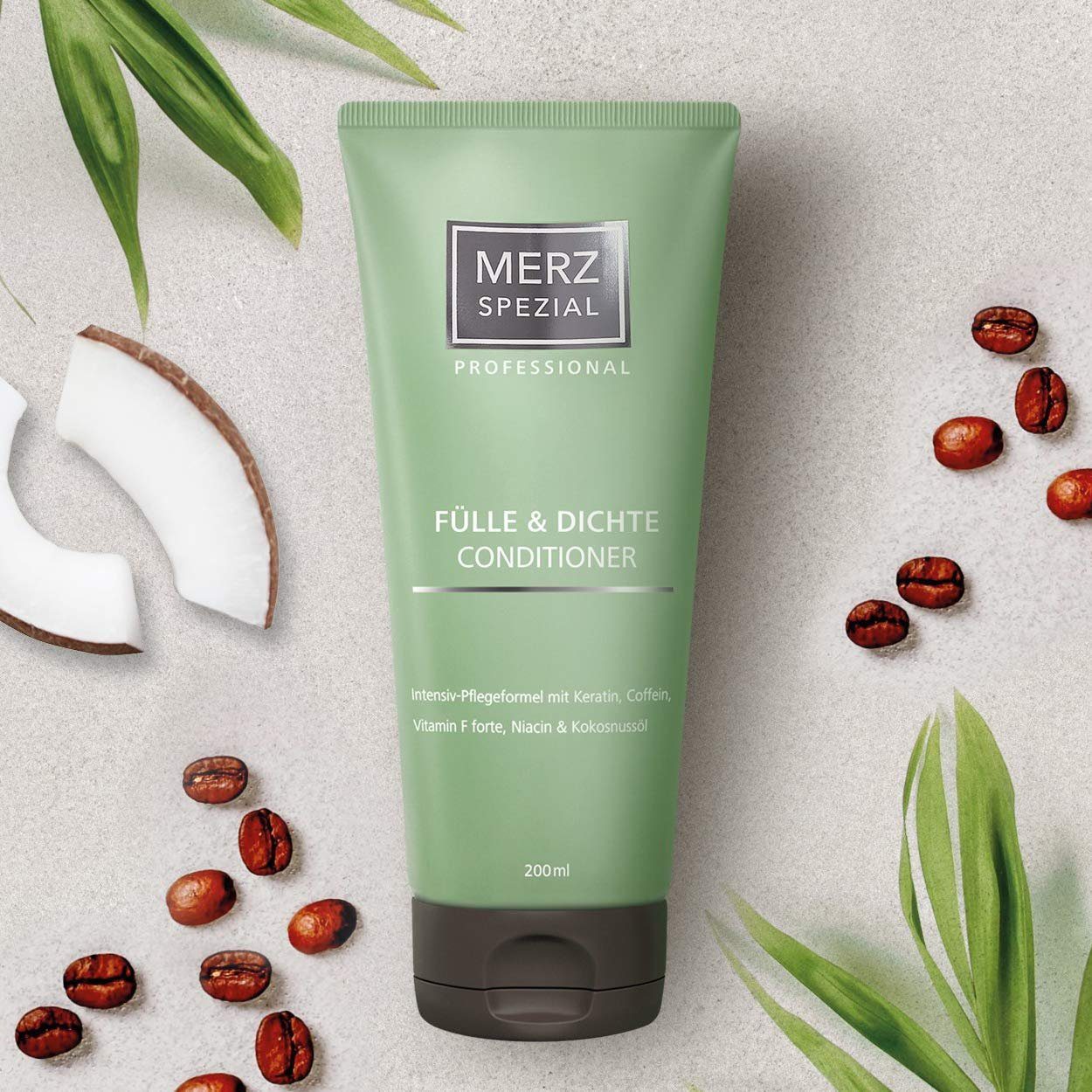 Merz Spezial Professional Haarspülung Conditioner Fülle & Dichte - mit Keratin und Koffein, 1-tlg., für weniger Haarbruch und geschmeidiges Haar