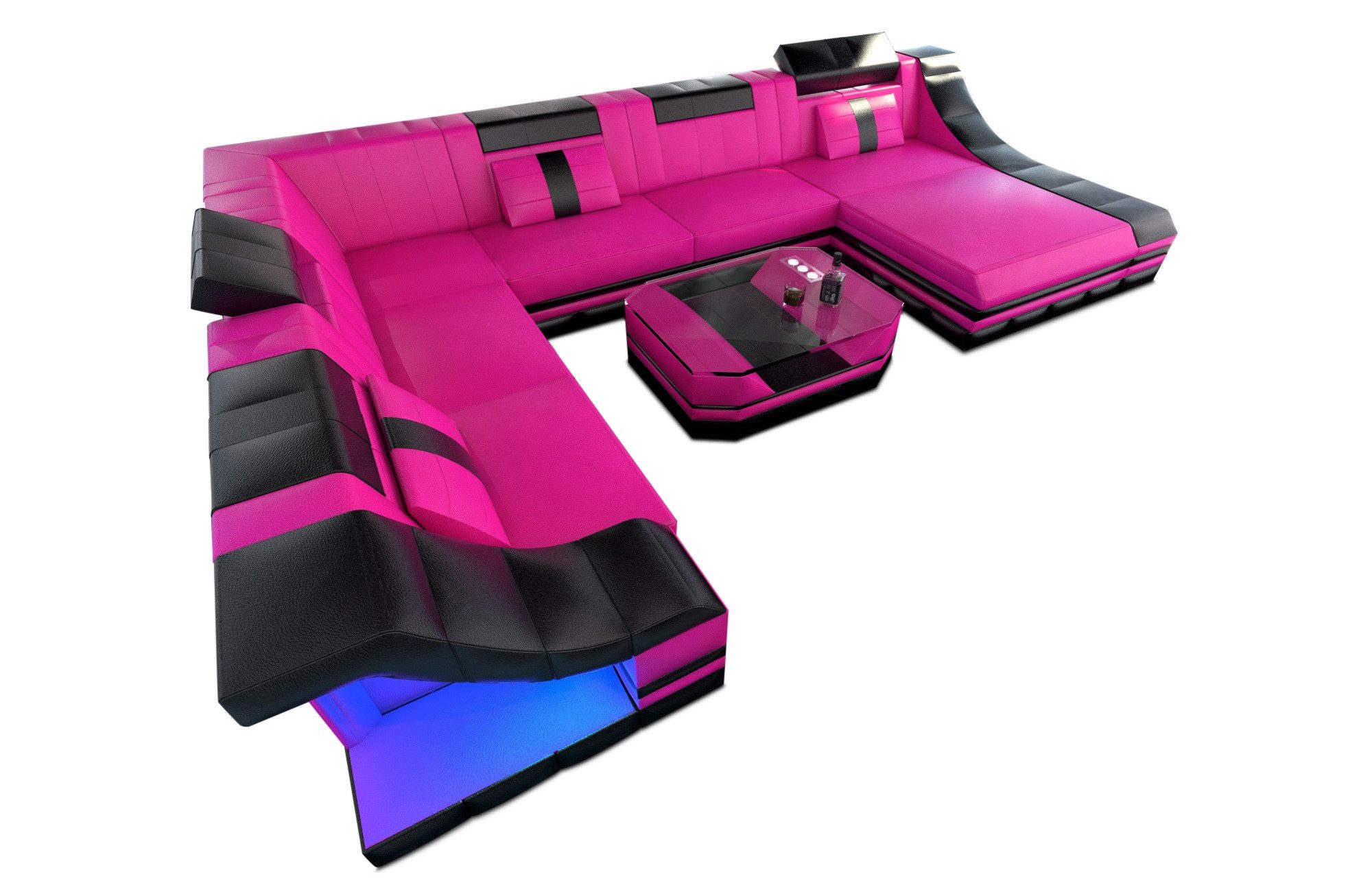 Sofa Dreams Wohnlandschaft Ledercouch Sofa Leder günstig online kaufen