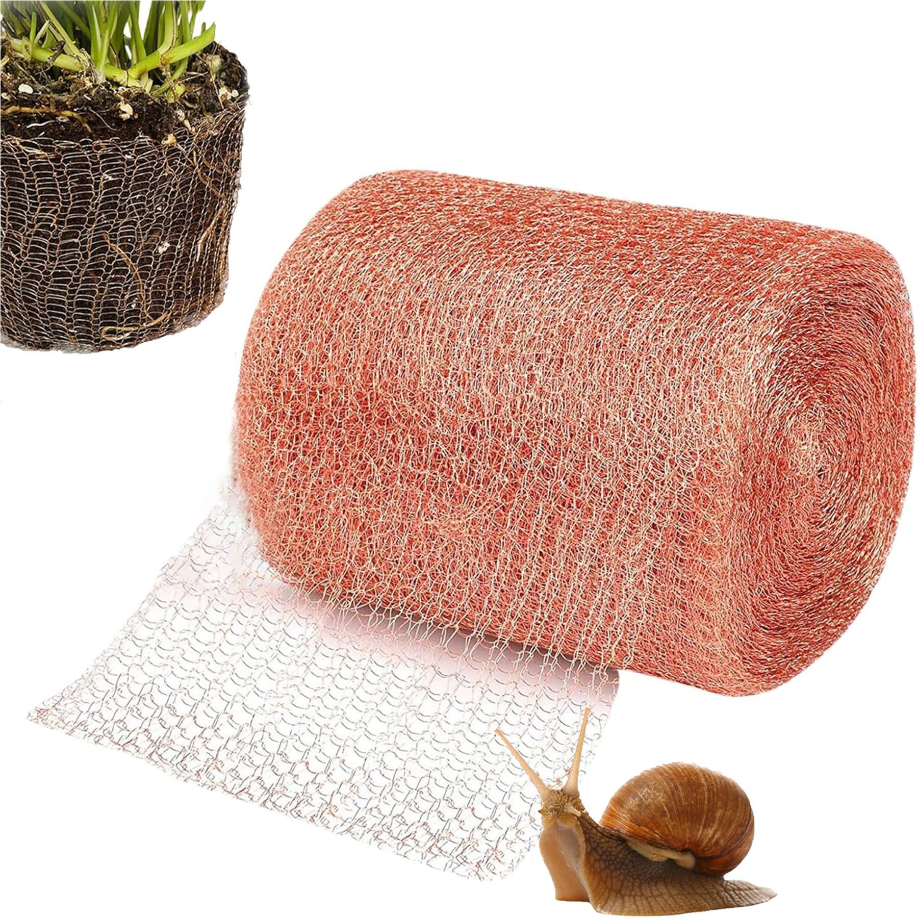 Mutig Schneckenzaun Kupferband gegen Schnecken,127mm x 6m,Pflanzenschutz für Haus & Garten, 1 Stück, Verpackungsmaterial, Kupferornament, Kunstbedarf & Reinigungswerkzeug, hitzebeständig, biegsam & elastisch, Sicher & umweltfreundlich