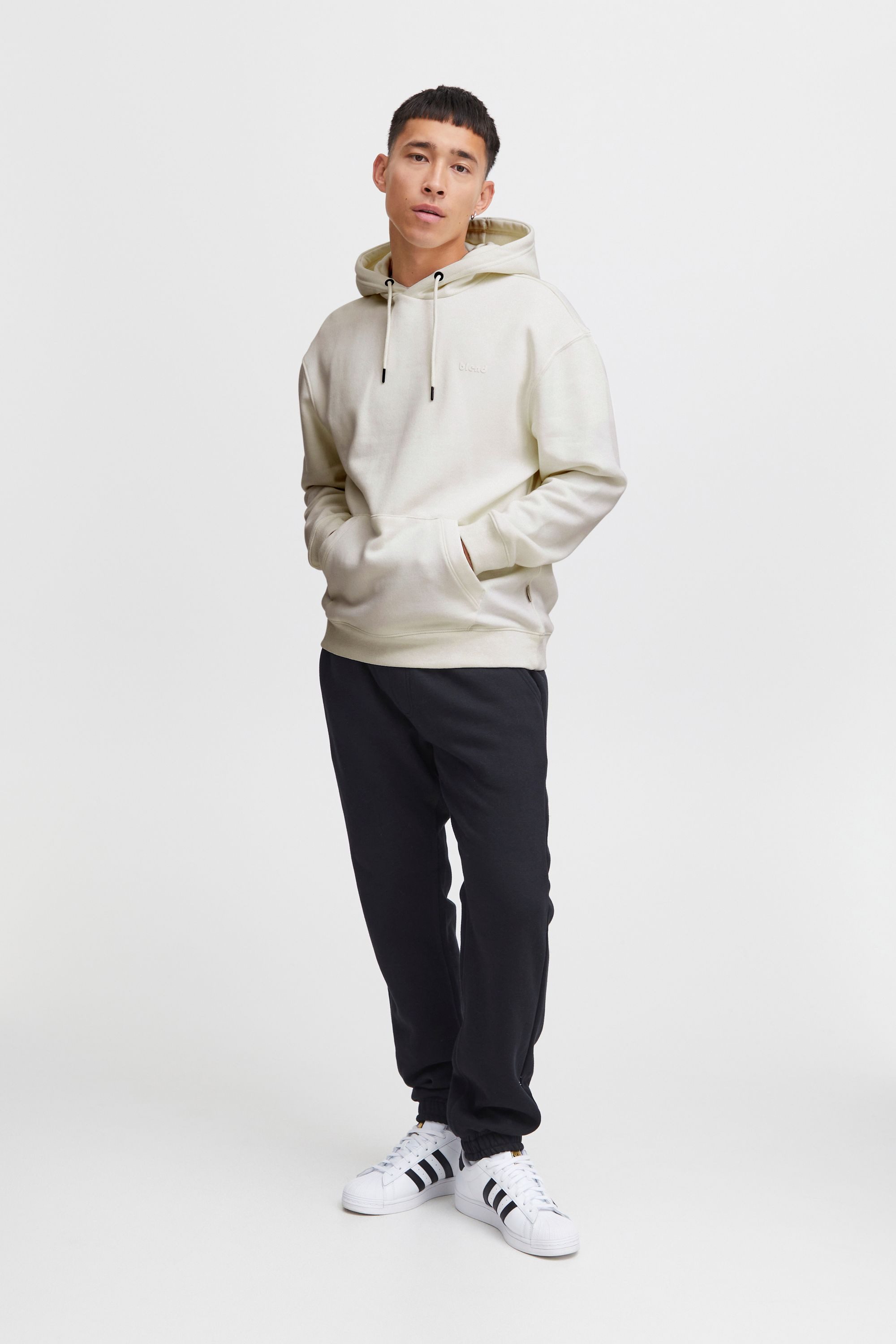 Blend Kapuzenpullover BHDownton Klassisches Sweatshirt mit Rundhalsausschnitt und Kängurutasche