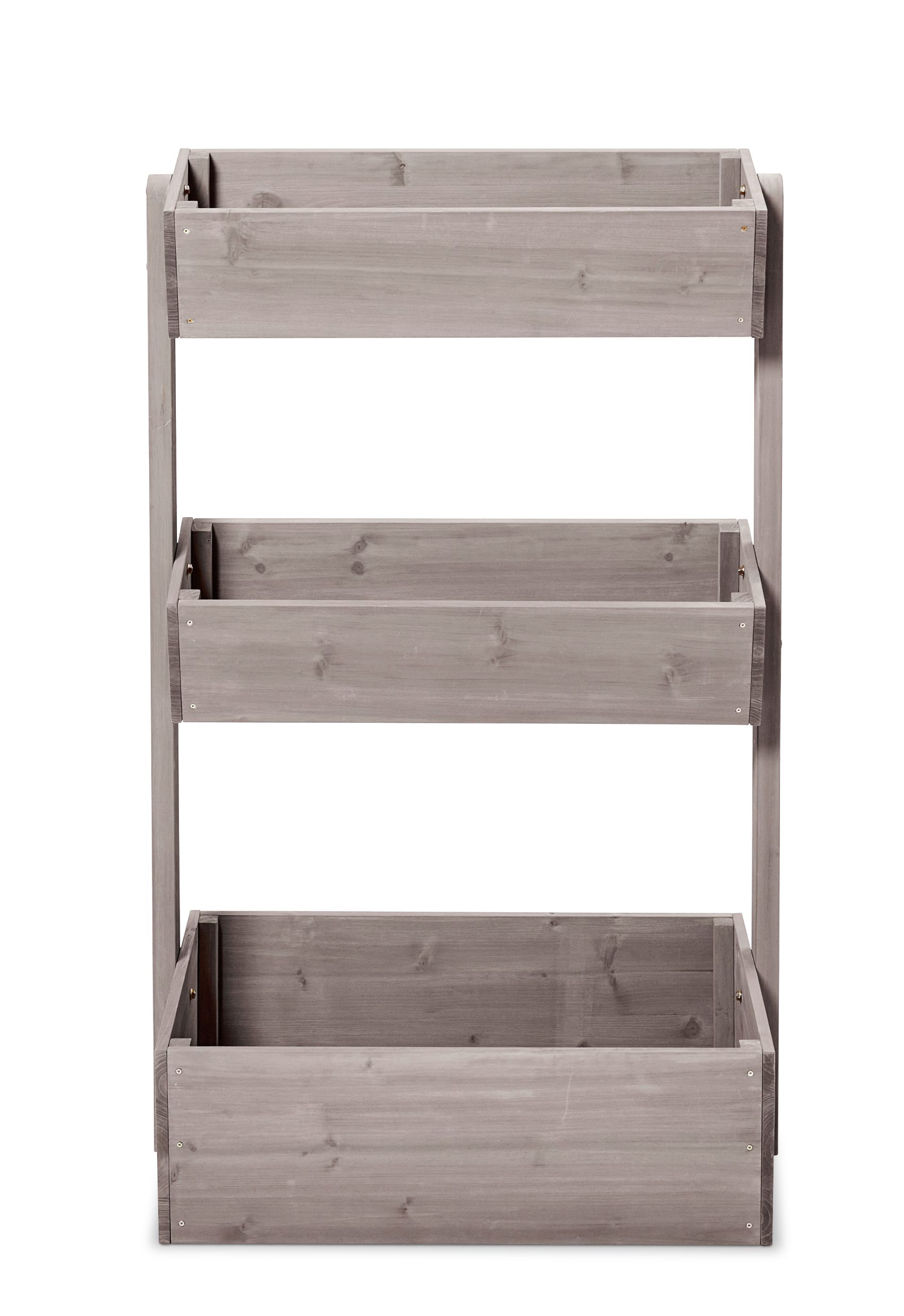 BUTENKIST Hochbeet Freyja, Hochbeet Holz, Stufenbeet, 3 Kästen, Vlies, Garten, Balkon, Terrasse
