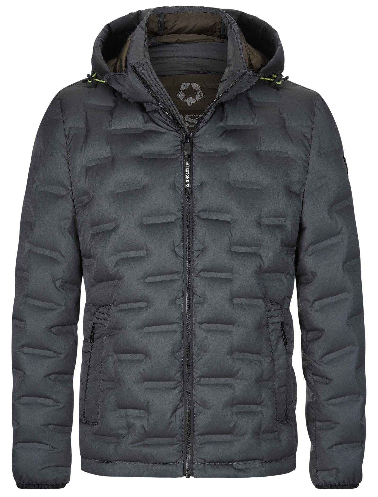 Milestone Steppjacke MSBrayden mit abnehmbarer Kapuze und Waterproof-Reißve günstig online kaufen