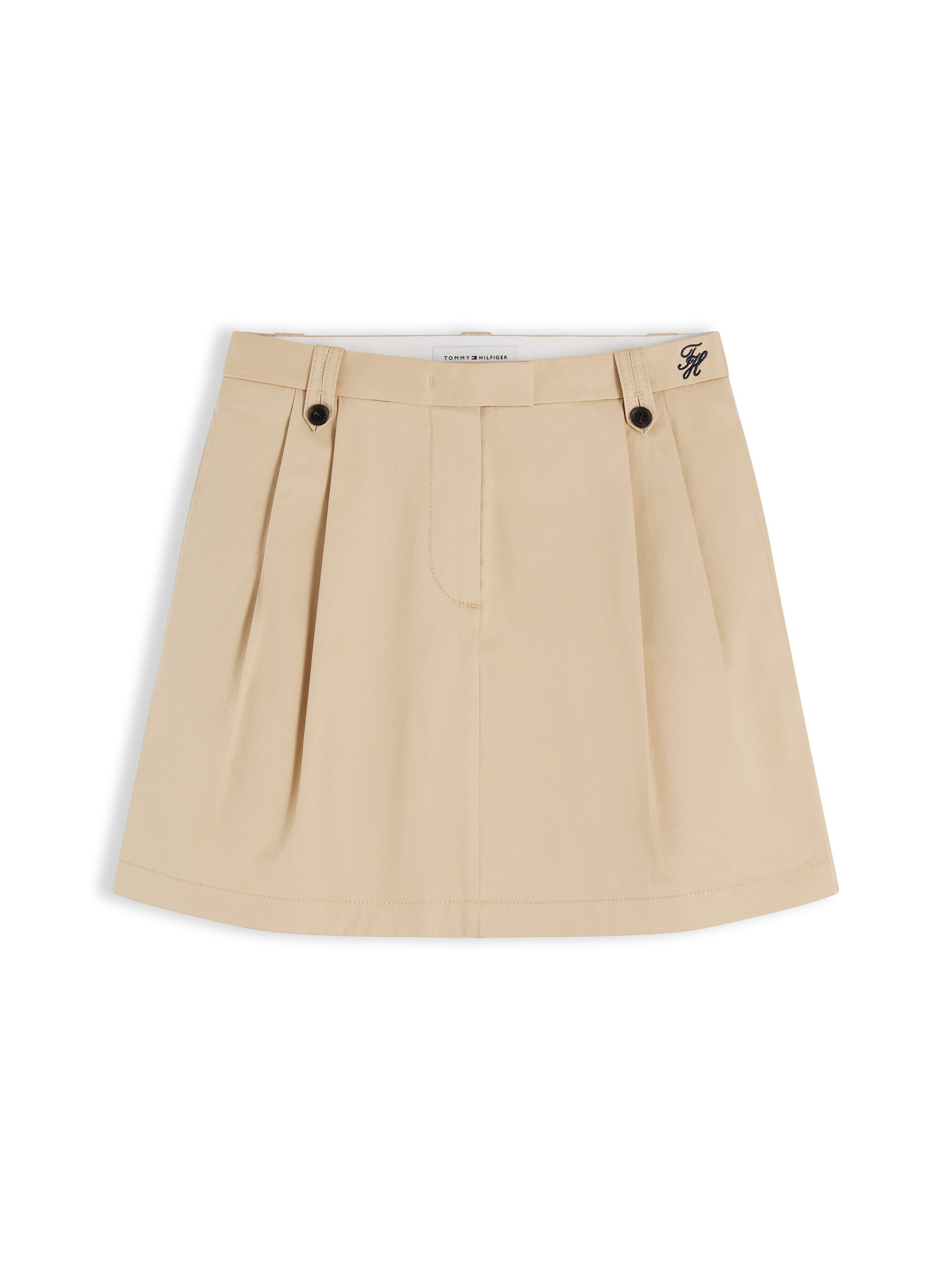 Tommy Hilfiger Minirock CHINO PLEAT SKIRT Baumwollmischung, Plisseefalten – Bild 5 von 5