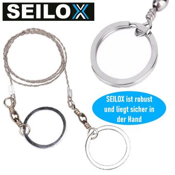 MAVURA Handsäge SEILOX Drahtsäge Handsäge Handkettensäge Seilsäge, Schneidedraht Holz Stahl Metall Mini Säge