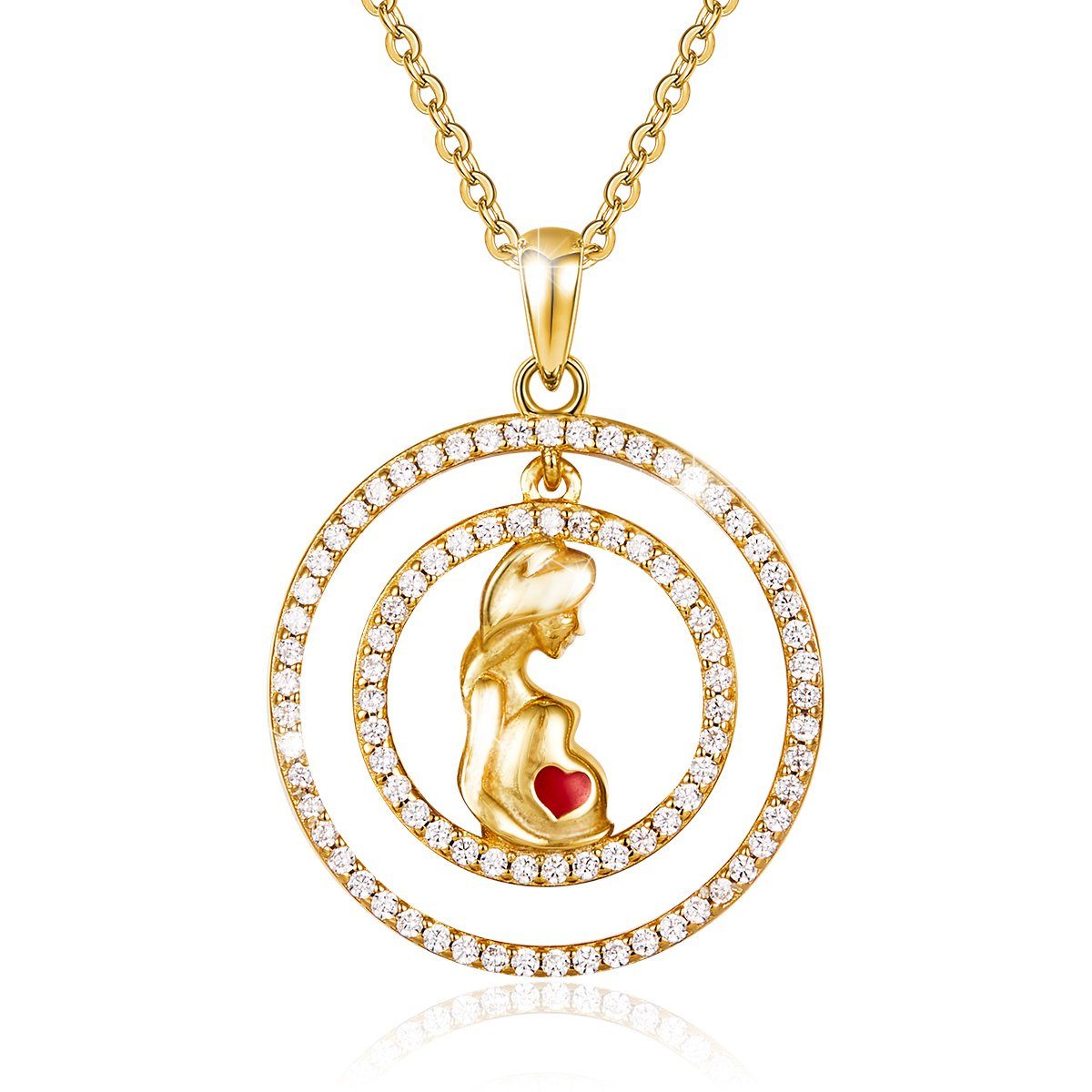 Kette mit Anhänger Mom