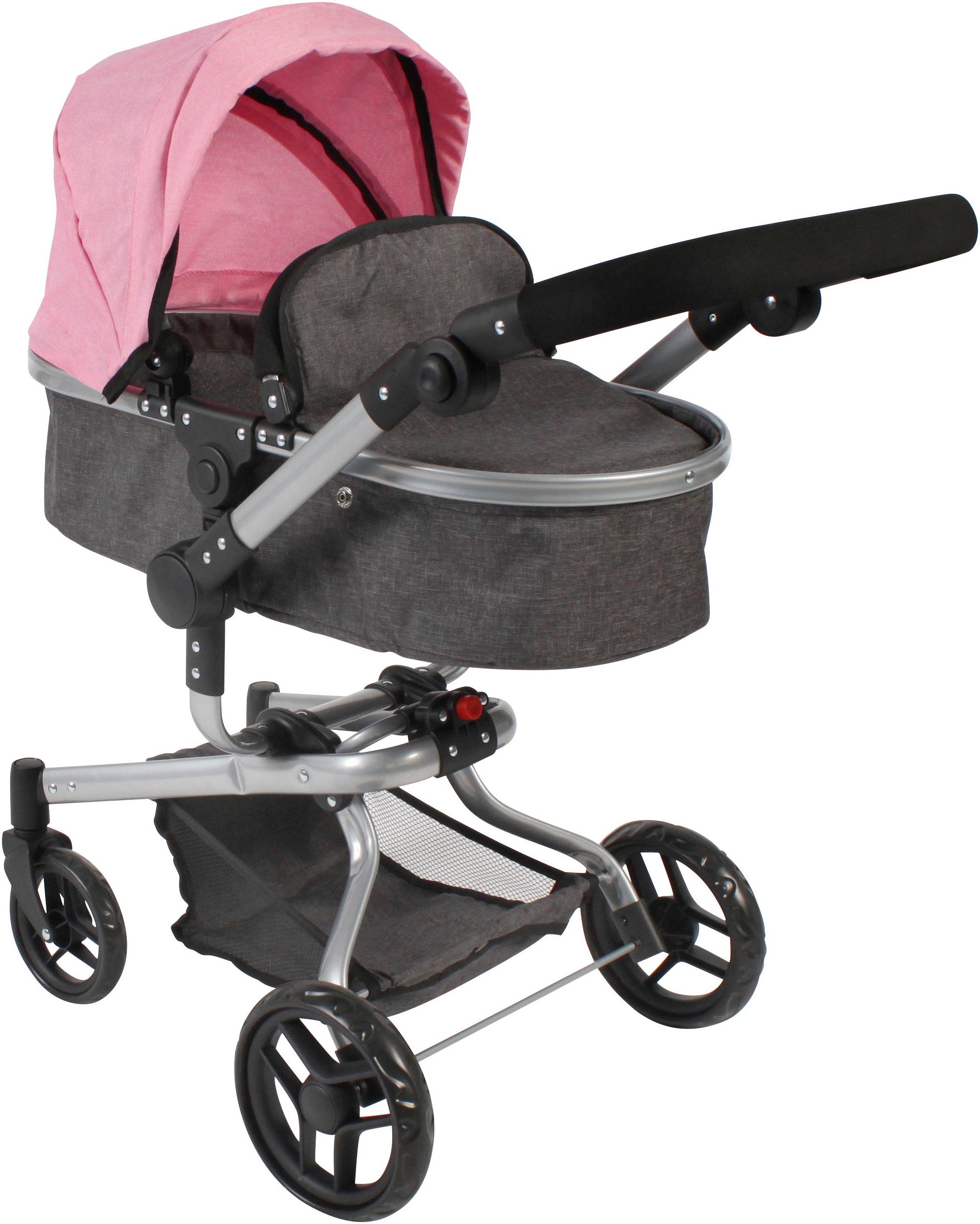 CHIC2000 Kombi-Puppenwagen Yolo, Melange rosa, mit günstig online kaufen