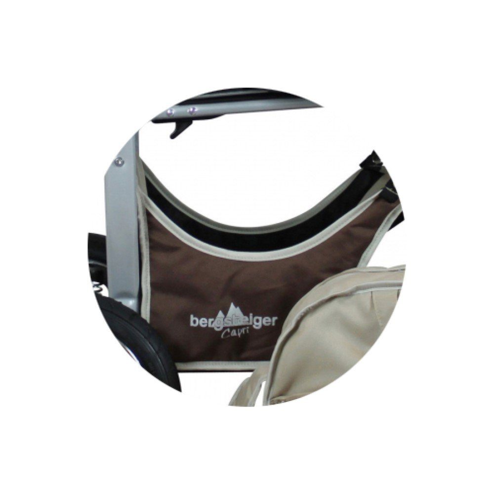 bergsteiger Kinderwagen-Tasche Capri Einkaufskorb, Ersatztasche für das Capri Gestell