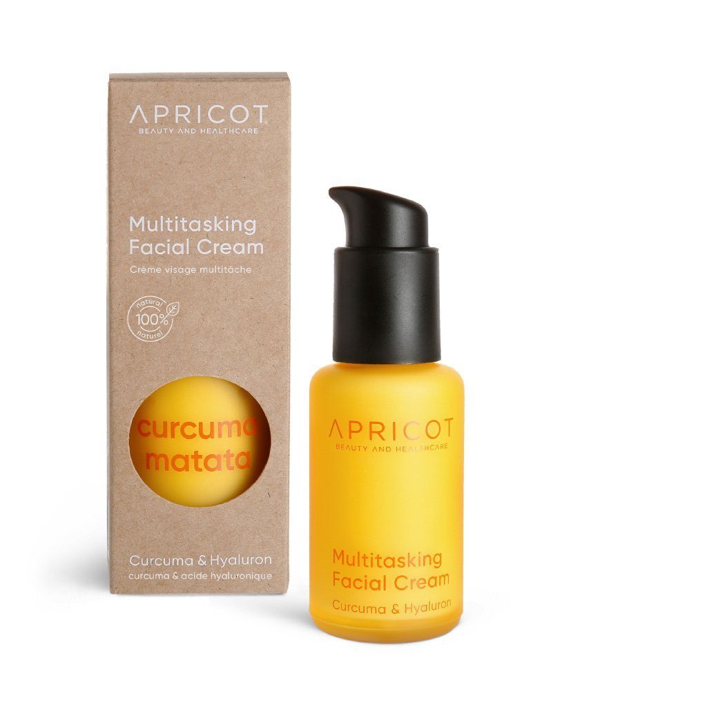 Feuchtigkeitscreme Made in 50 Germany ml, Kurkuma Feuchtigkeitspflege Hyaluron Gesichtscreme Beauty APRICOT APRICOT