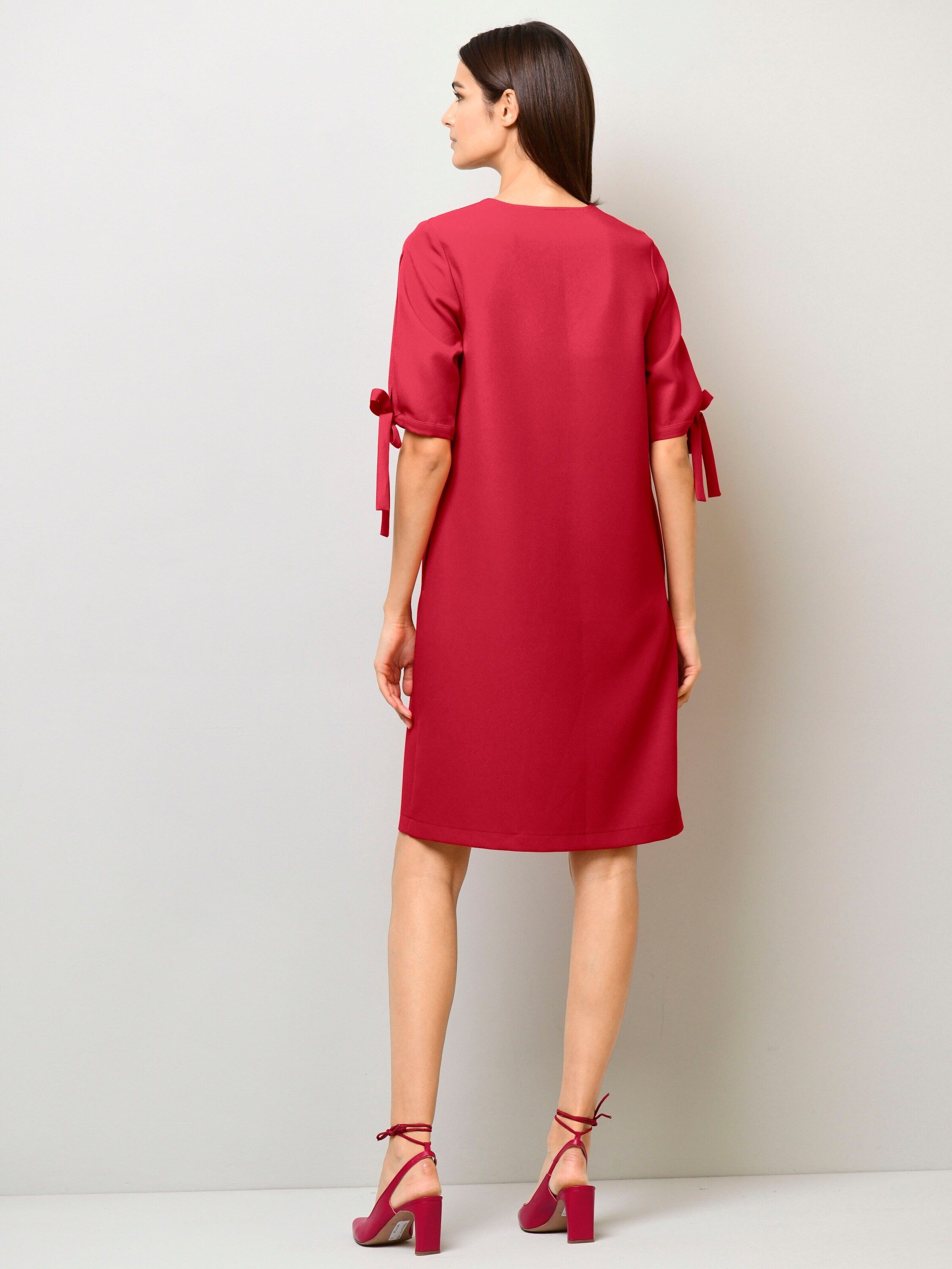 Alba Moda Midikleid Elegantes Freizeitkleid mit Schlitz