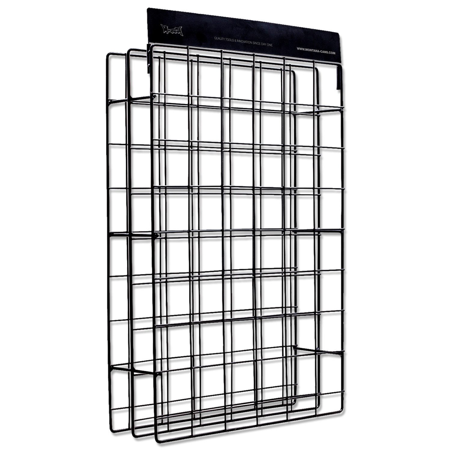 Montana Cans Wandregal Sprühdosenregal, Montana Studio Rack, 48 Dosen, 72x45x13cm, leer
