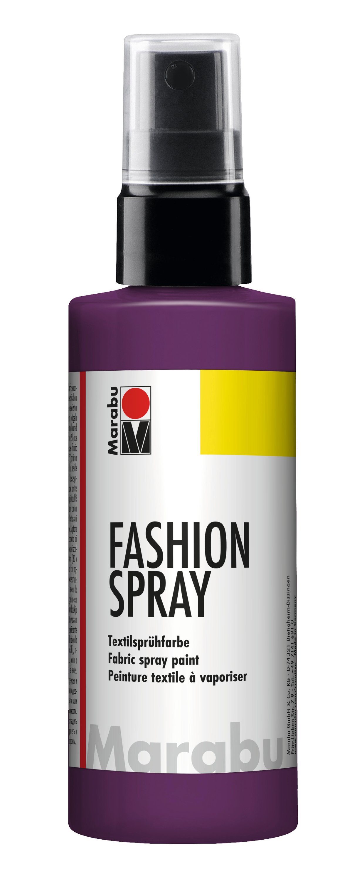 Marabu Stoffmalfarbe Fashion-Spray, 100 ml Aubergine