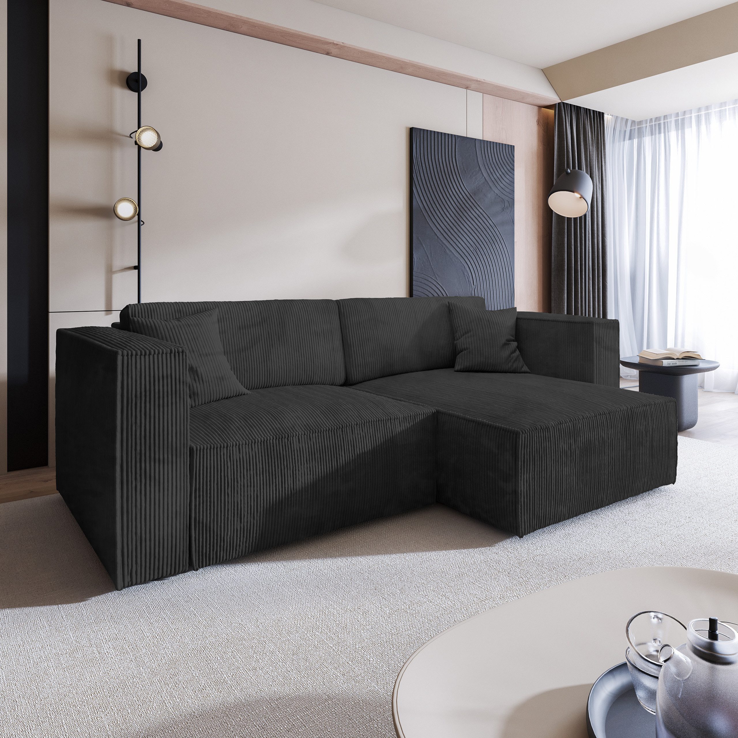 Masseno Ecksofa NERIO mit Schlaffunktion L-Form, günstig online kaufen