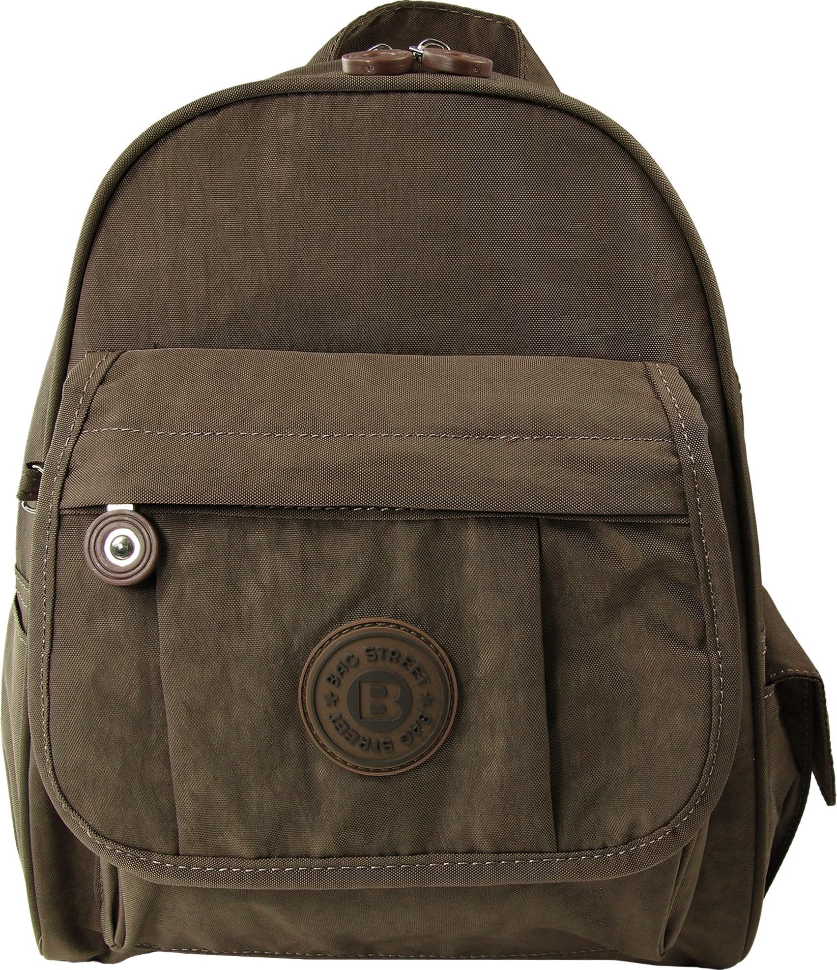 Freizeitrucksack Bag Street Rucksack Crinkle Nylon braun