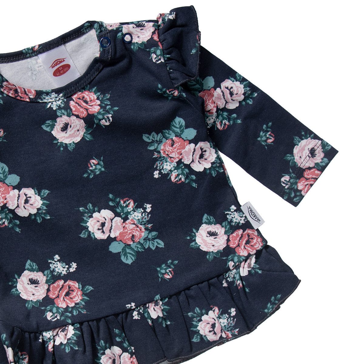 Makoma Langarmshirt Floral Mädchen Pullover, Sweatshirt, Pulli, Shirt, Longsleeve