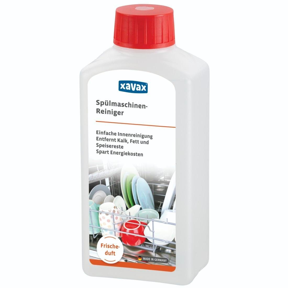 Xavax Reinigungs-Set Spülmaschinenreiniger Frischeduft, 250 ml, Maschinenpflege, 250 ml