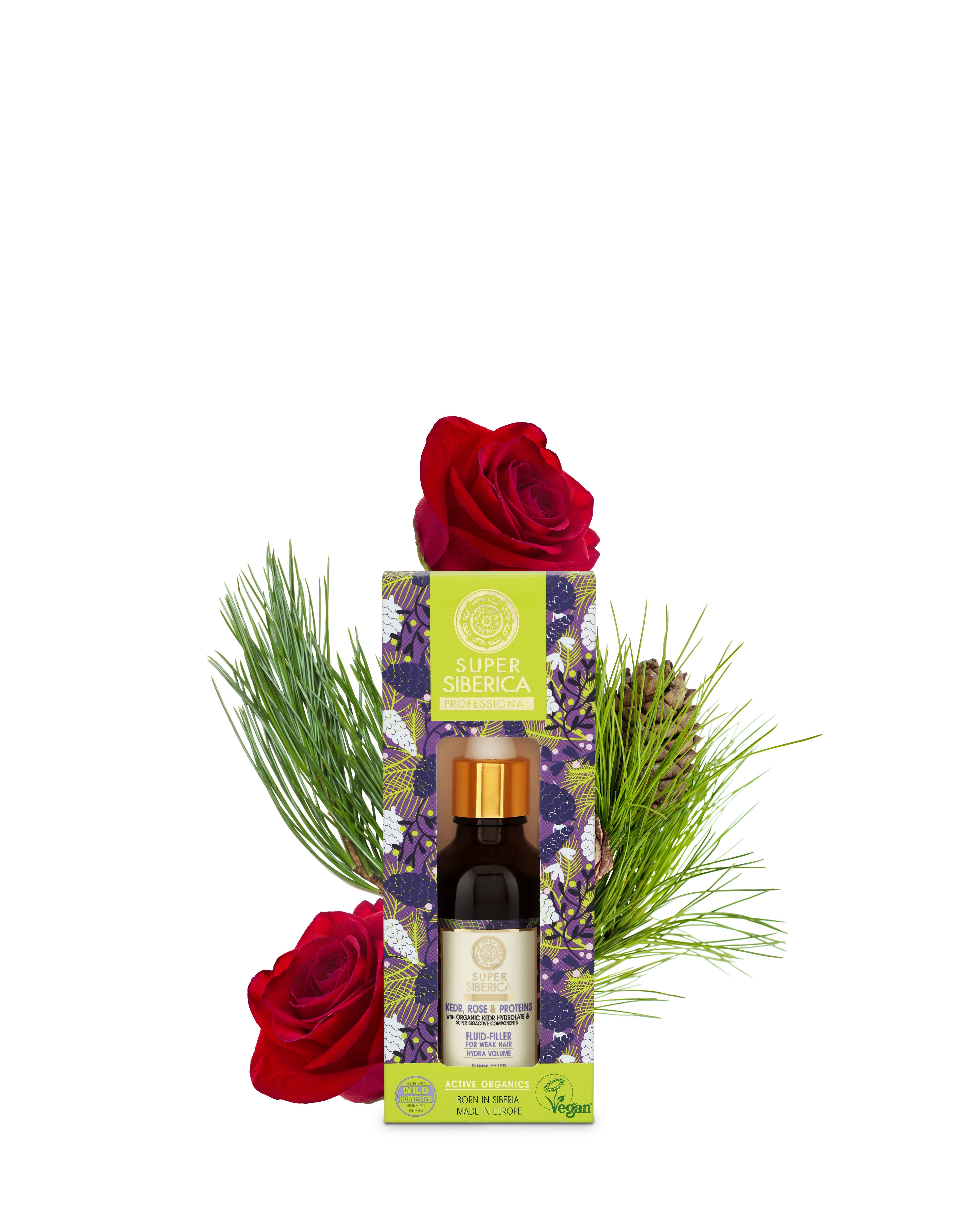 Natura Siberica Haaröl Super Siberica Kedr, Rose & Proteins. Fluid-filler for weak Hair