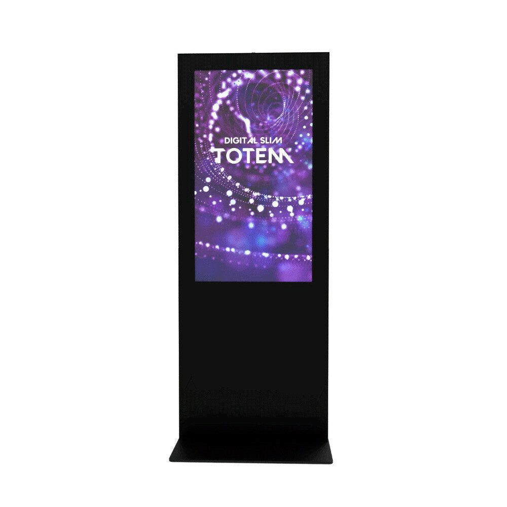 Showdown Displays Einzelrahmen Showdown Displays Digitale Infostele Slim Schwarz Mit 50" Samsung-Bild, (1 St)