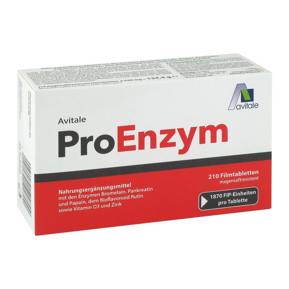 Avitale GmbH PROENZYM magensaftresistente Tabletten Tabletten, 210 St.