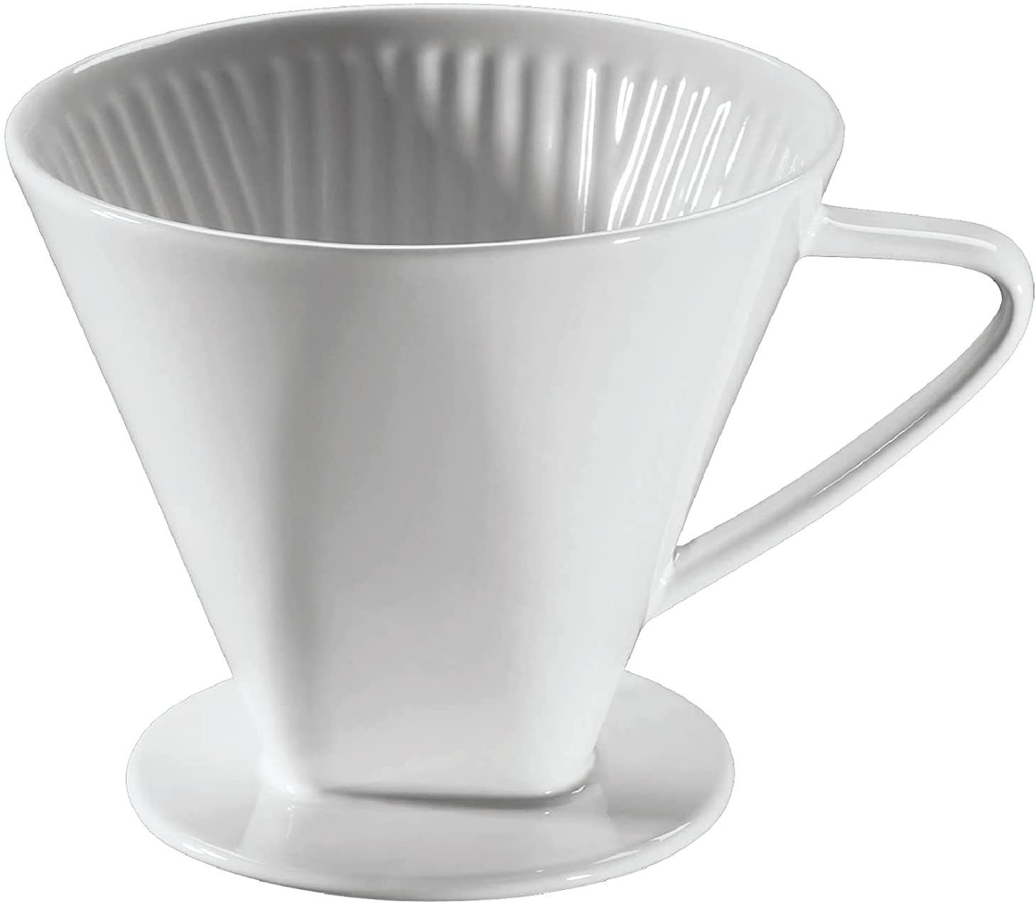 Cilio Espressokocher Cilio, Kaffeefilter, Porzellan weiß Größe 6