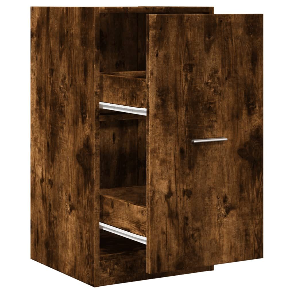 vidaXL Apothekerschrank 40 x 41 x 775 cm Apothekerschrank Räuchereiche 40x41x77,5 cm Spanplatt