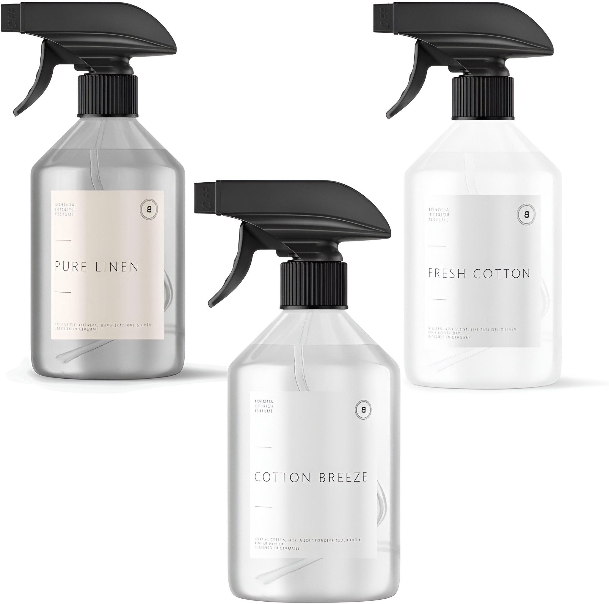 BOHORIA Raumduft Raumspray Geschenkbox 3er Geschenkbox White