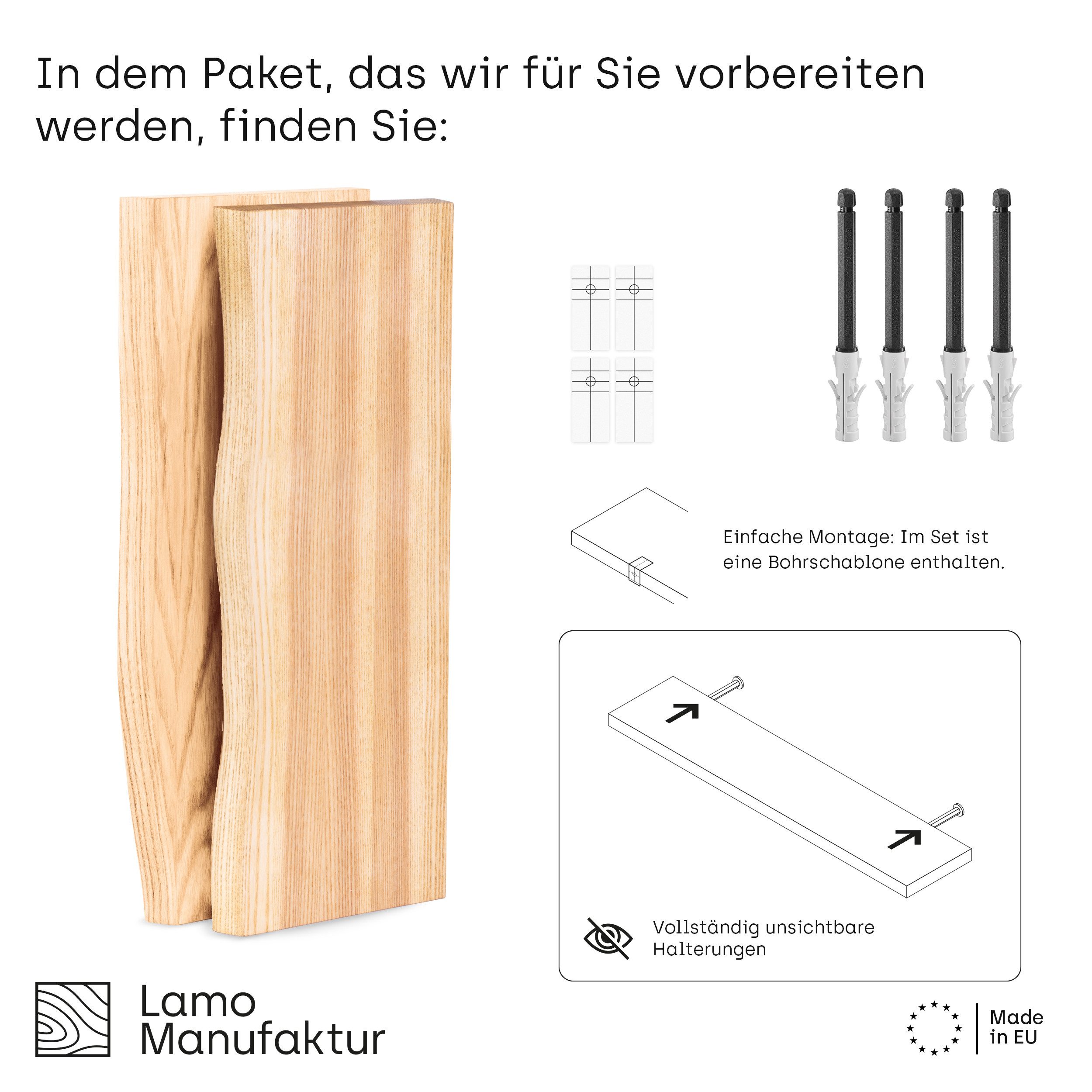 LAMO Manufaktur Wandregal LAMO Manufaktur 2 günstig online kaufen