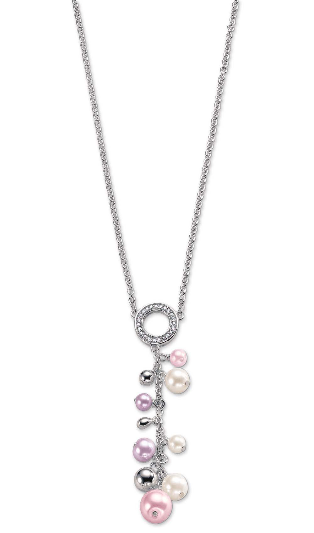 Esprit Collier Halskette Damen 925er Sterling-Silber 42cm Karabiner ESNL90820A420