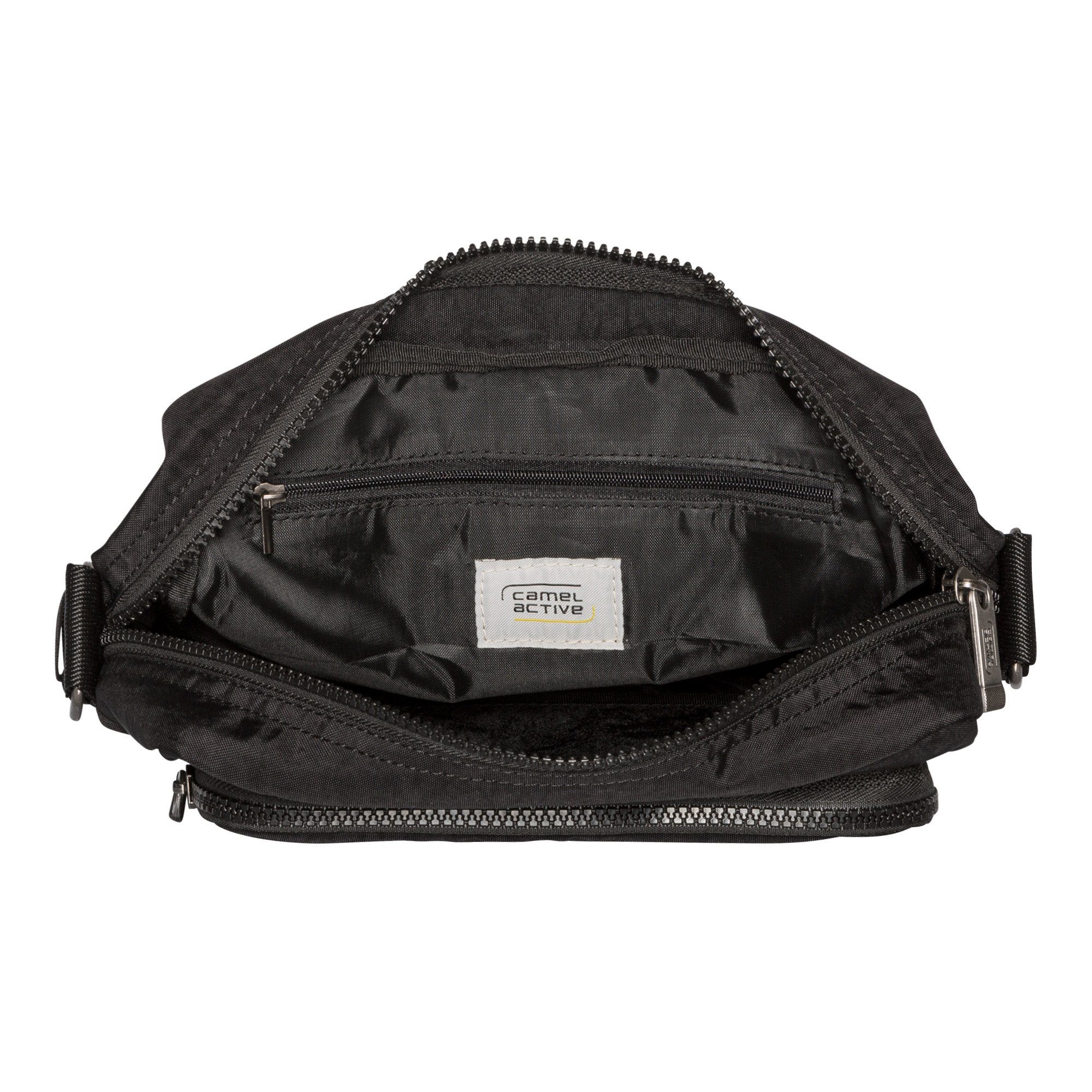 camel active Umhängetasche Journey, aus leichtem robusten Nylon, funktional perfekt für alle Lebenslagen