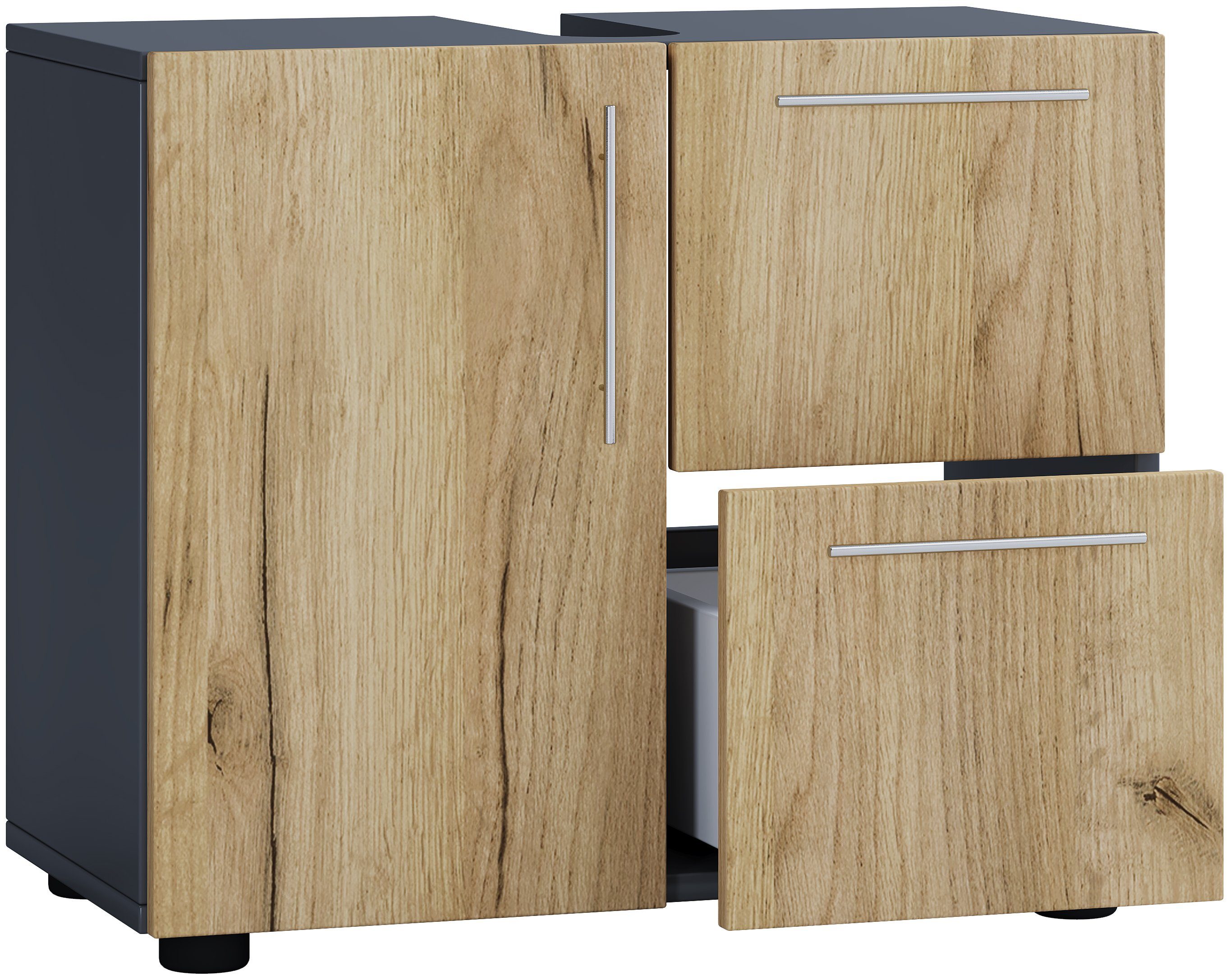 VCM Waschbeckenunterschrank Holz Badmöbel Badunterschrank Flandu günstig online kaufen
