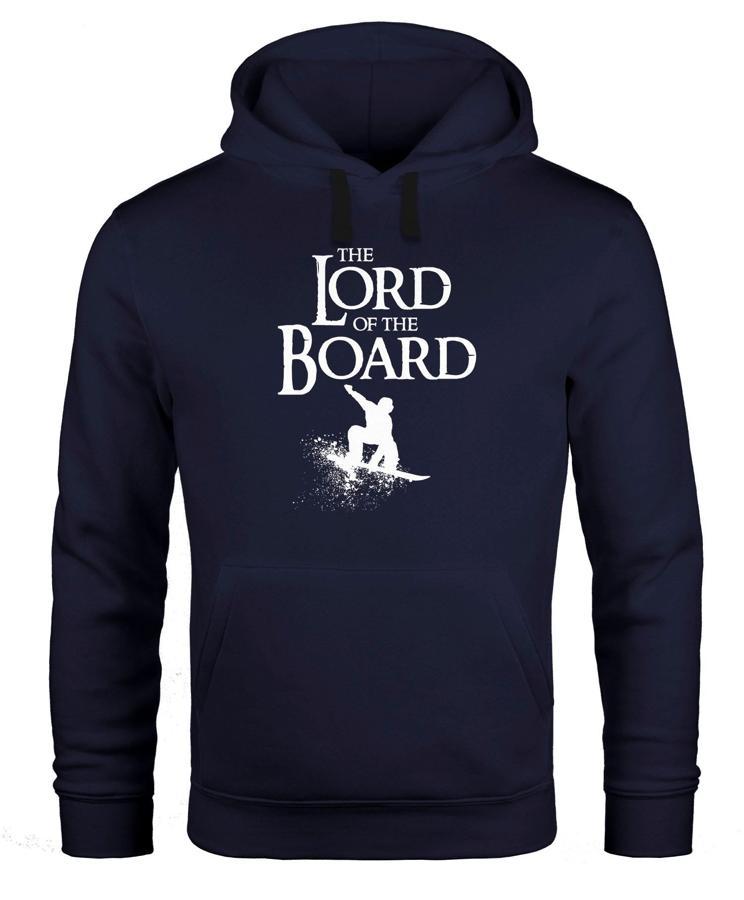 MoonWorks Hoodie Hoodie Herren Lord of the Board Snowboard-Hoodie Snowboard-Fahrer