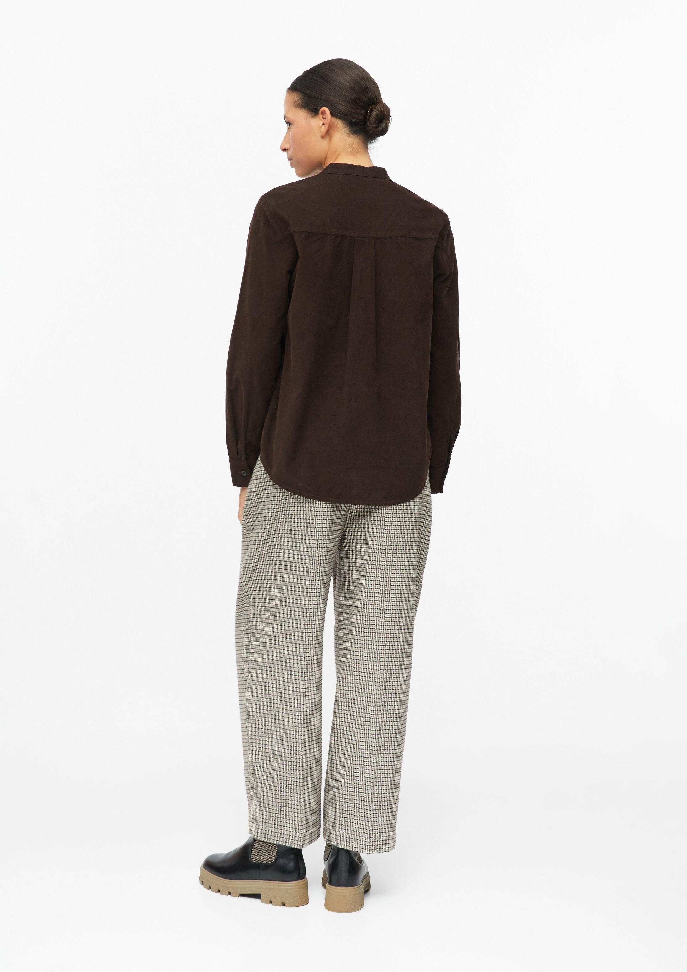 s.Oliver Langarmbluse Bluse Feincord-Bluse mit Stehkragen – Bild 3 von 5
