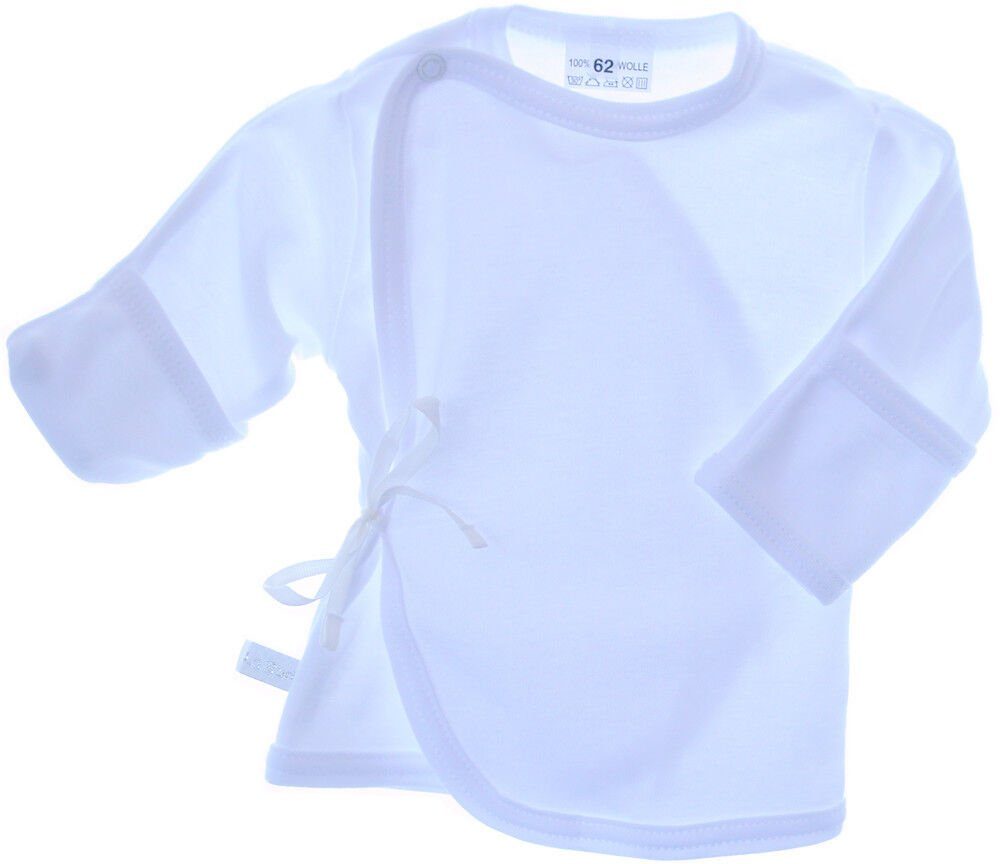 Wickelshirt Baby Wickelhemdchen Flügelshirt für Neugeborene