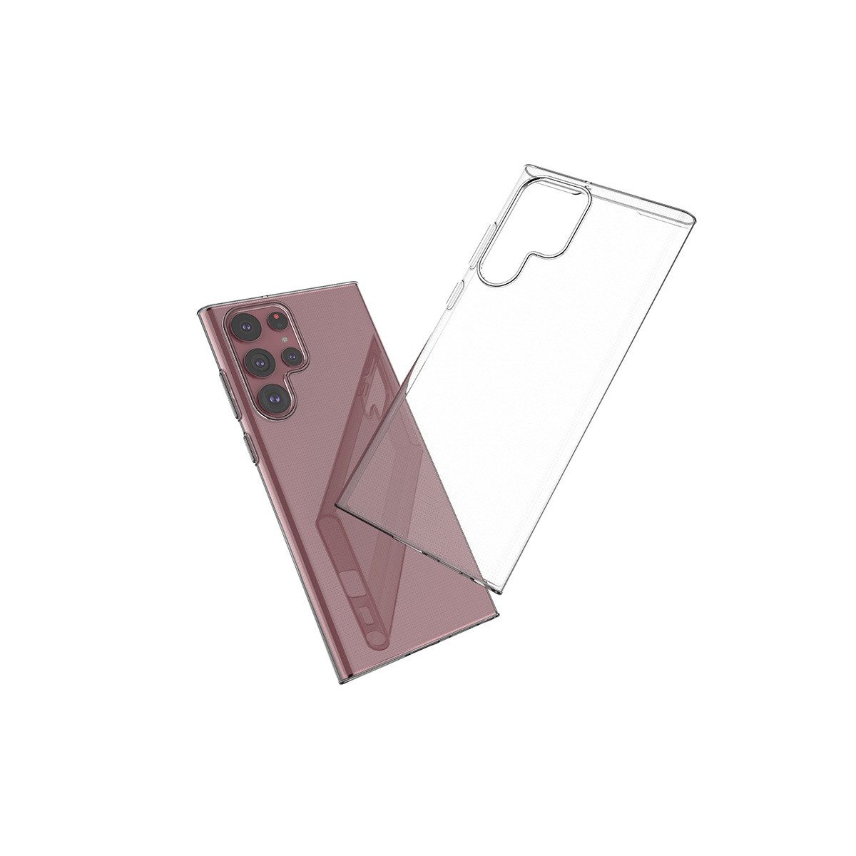 Ventarent Handyhülle Handy Hülle Case transparent passt für Samsung Galaxy S22 Ultra 6,8", passt für Samsung Galaxy S22 Ultra