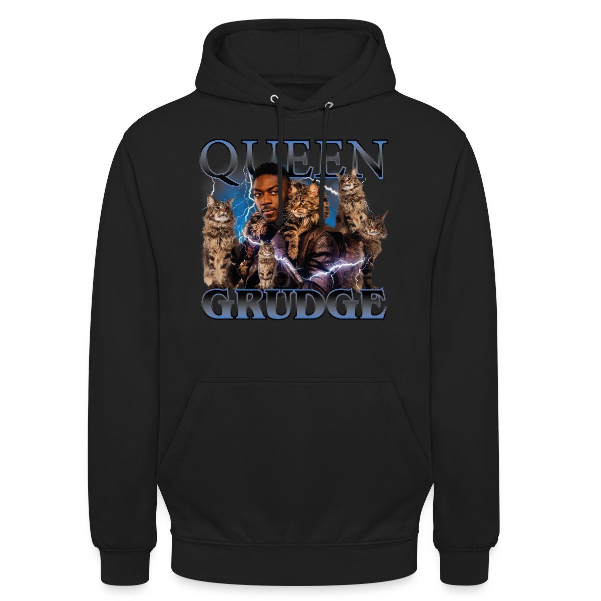 Spreadshirt Hoodie Star Trek Discovery Queen Grudge Katzen Unisex Hoodie (1-tlg)