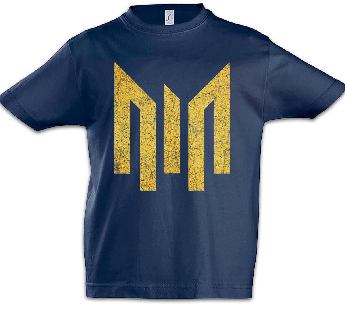 Print-Shirt Montgomery Logo Kinder T-Shirt What Symbol Sign Company Logo What/If