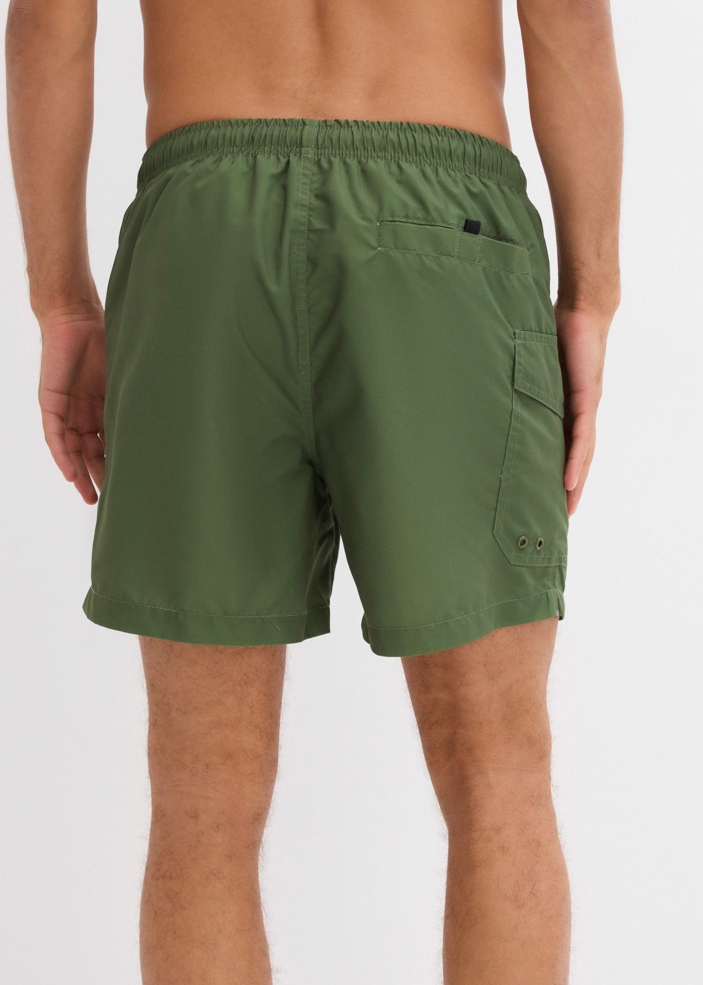 bonprix Badeshorts mit großer seitlicher Tasche, aus Polyester, in Größen bis XXXL