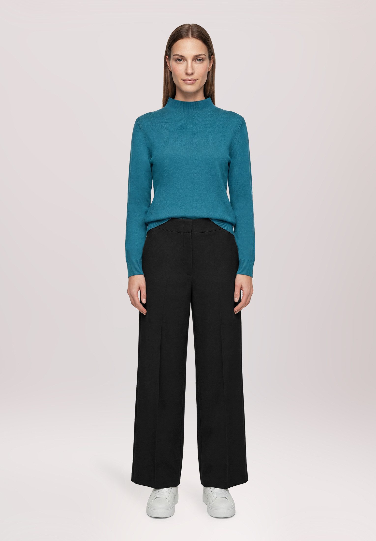 Betty Barclay Strickpullover Damen mit Stehkragen (1-tlg)