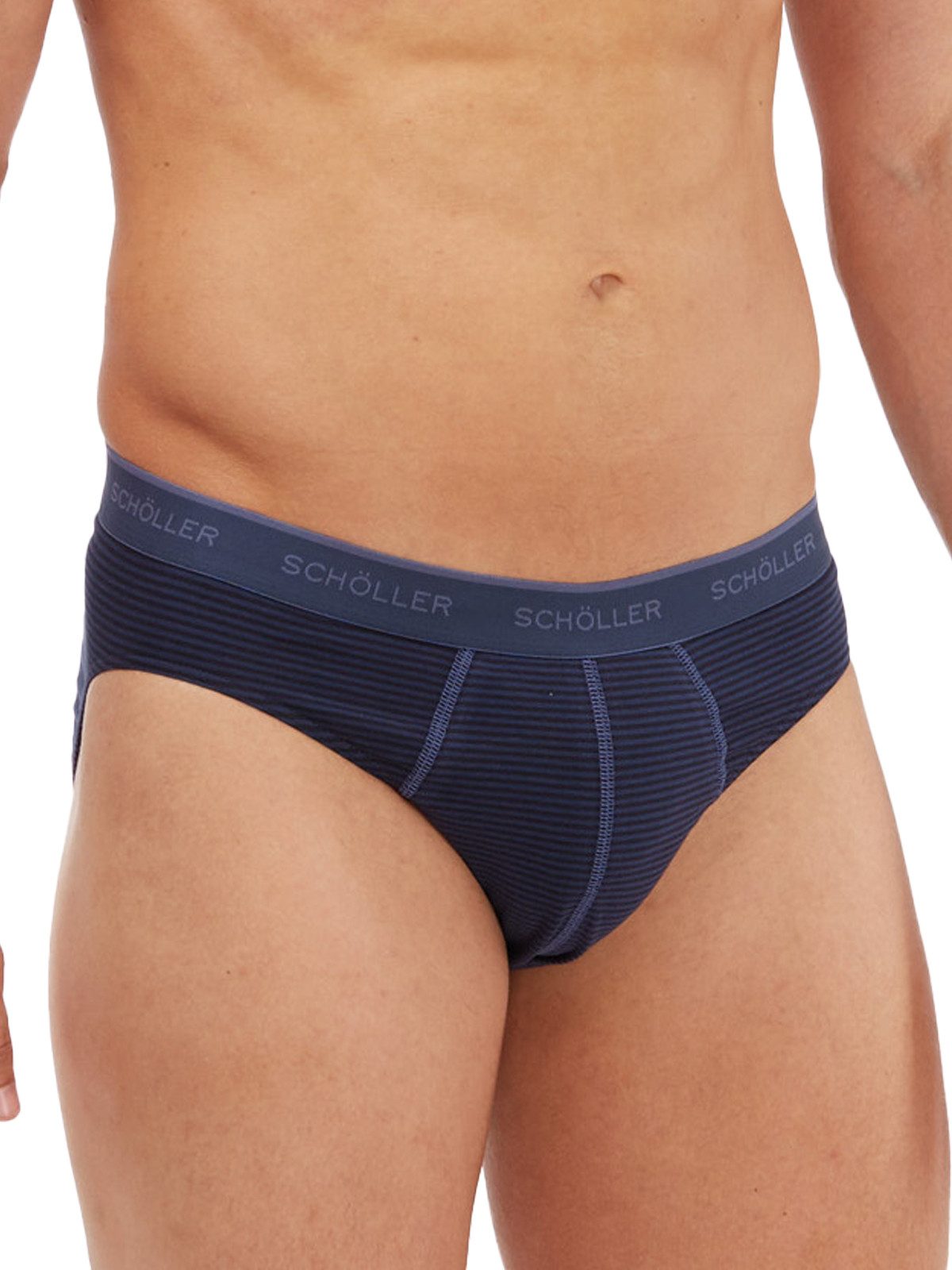 Schöller Slip 3er Pack Herren Slip Baumwolle-Elasthan (Packung, 3-St) - – Bild 4 von 5