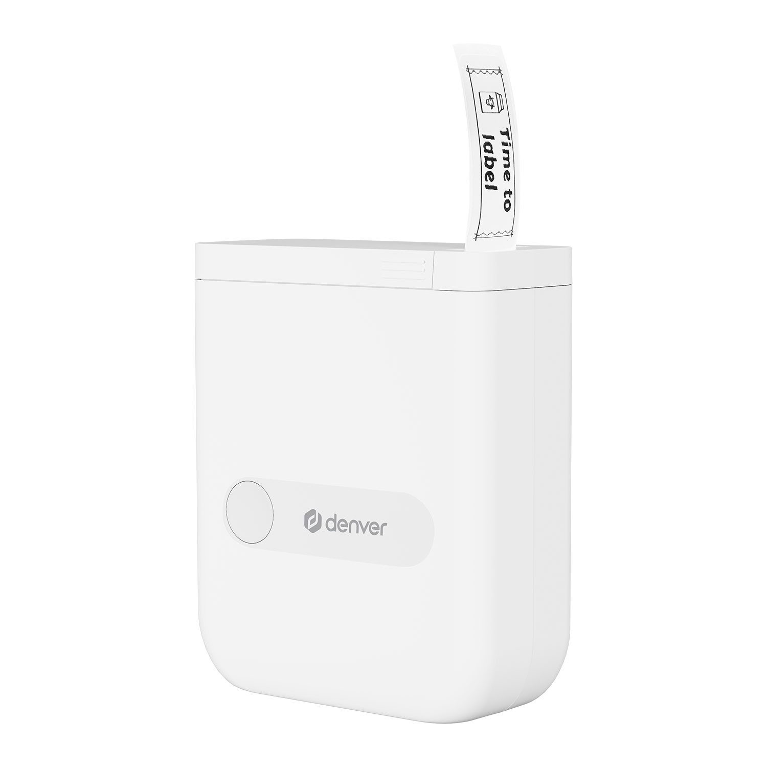 Denver MBP-16W Mini Bluetooth Thermodrucker Fotodrucker, (Bluetooth, druckt 15x40mm-Aufkleberetiketten)