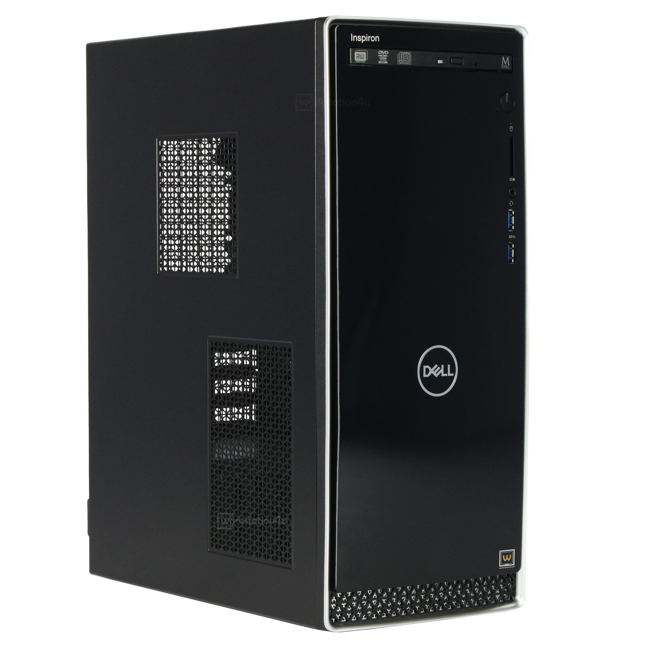 Dell Inspiron 3670 Business-PC (Intel Core i5 9400, 630, 8 GB RAM, 250 GB SSD, Luftkühlung, i5-9400, Windows 11 Pro, WLAN + BT, DVD-RW)
