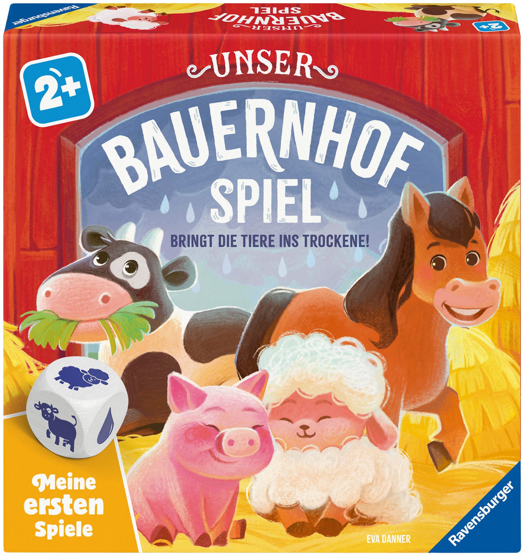 Ravensburger Spiel Unser Bauernhofspiel, Kinderspiel, Made in Europe