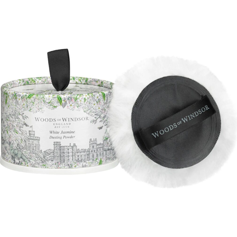 Woods of Windsor Körperpflegemittel, Weißer Jasmin, feuchtigkeitsspendendes Körperpuder, 100 g