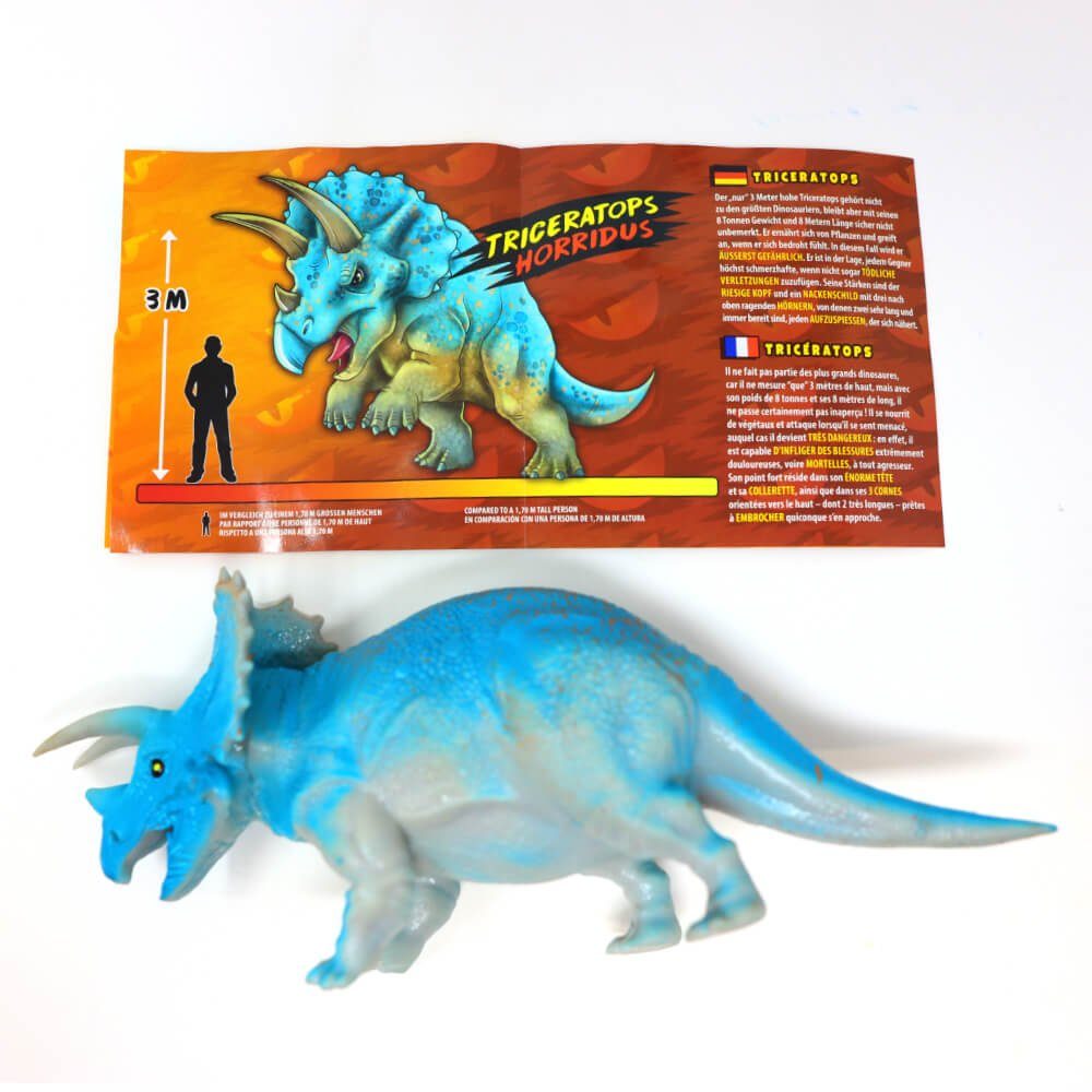 Animals - DeAgostini Dinosaurs Horridus Super Sammelfigur Sammelfigur - - -, - DeAgostini Dinosaurs Figur Sammelfigur Super Edition 3. Dino Animals Triceratops